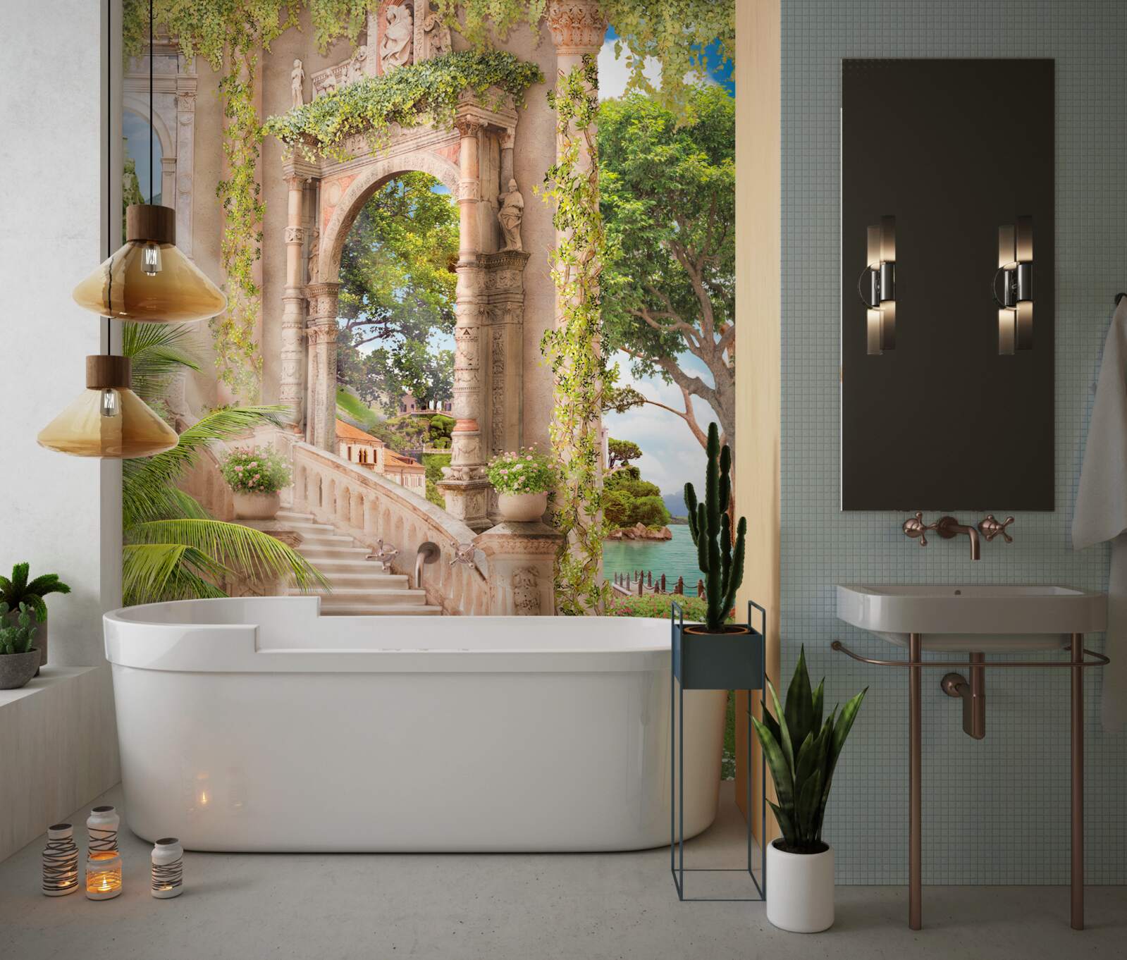 Fotobehang mooie trap