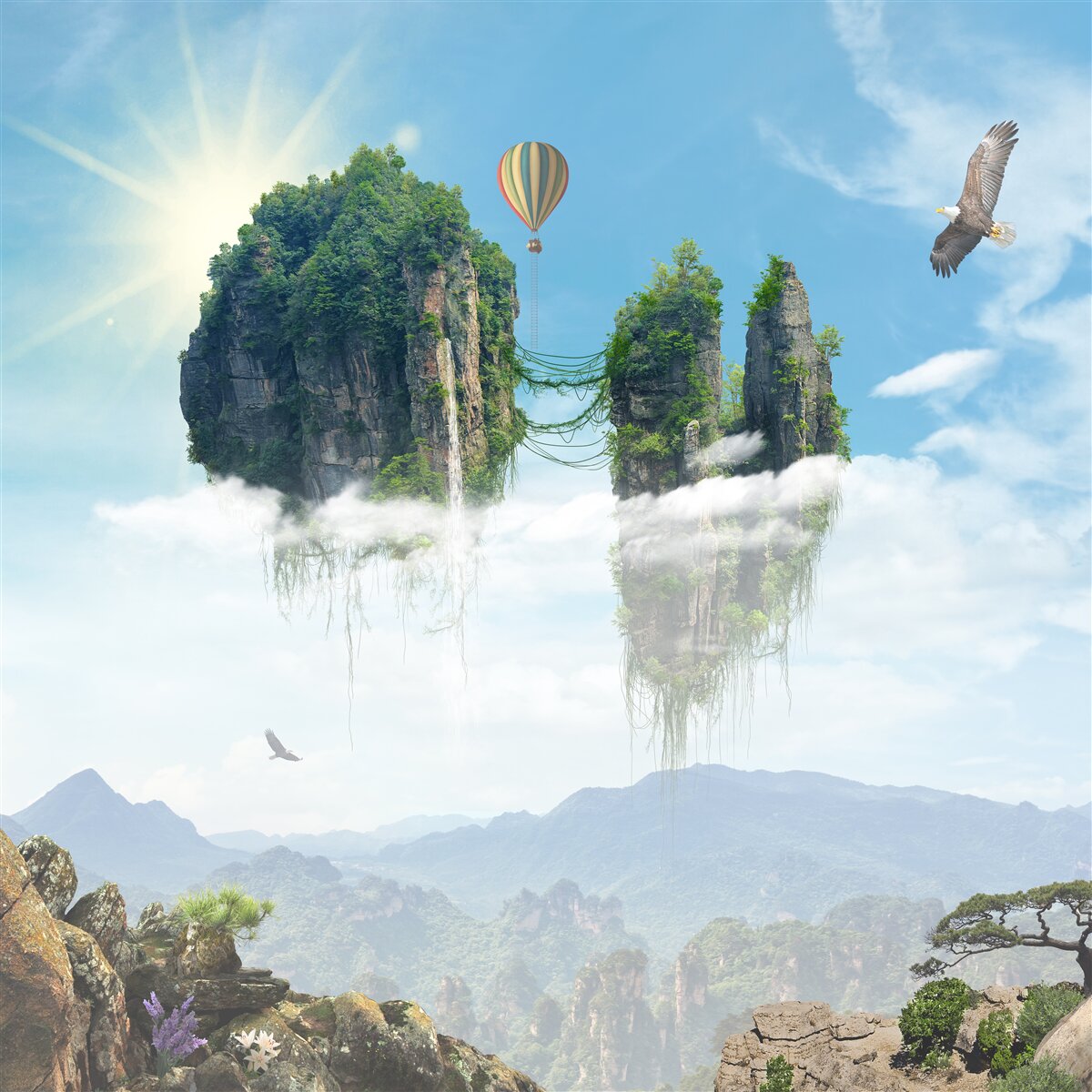 Fotobehang verbazingwekkende werkelijkheid is dichtbij