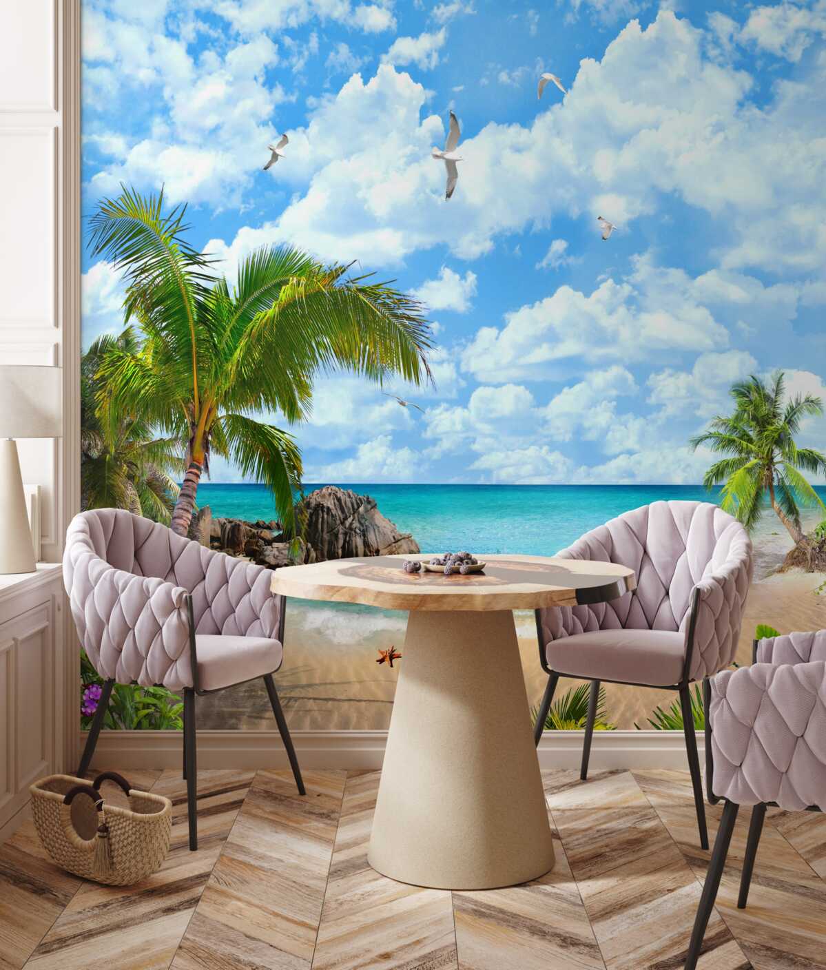 Fotobehang exotische hoek