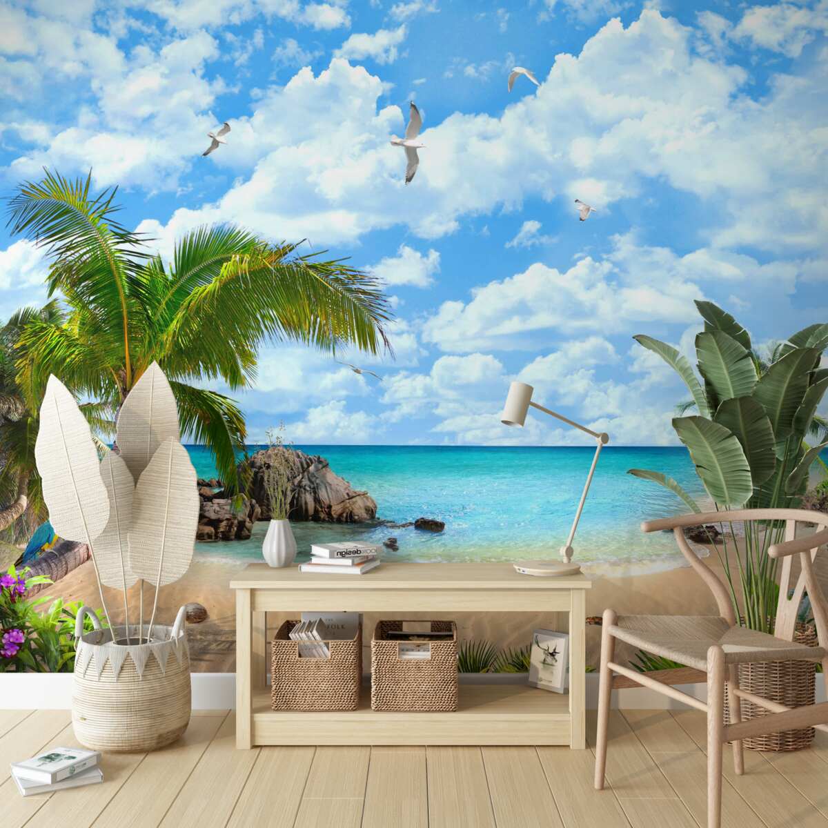 Fotobehang exotische hoek