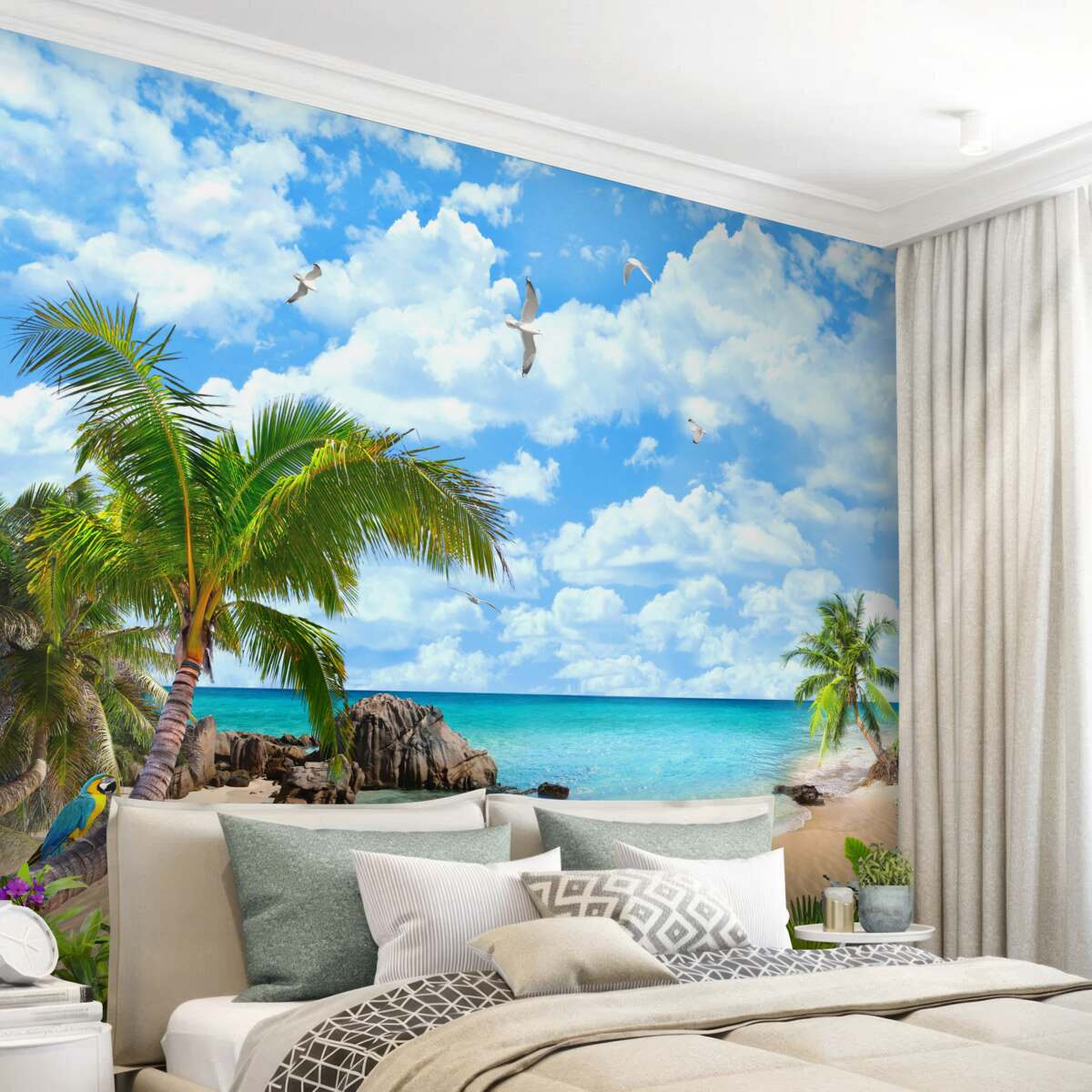 Fotobehang exotische hoek