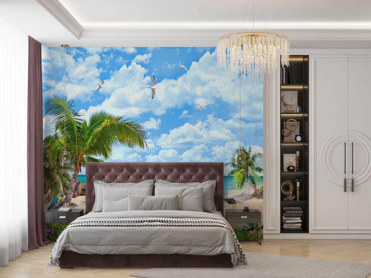 Fotobehang exotische hoek