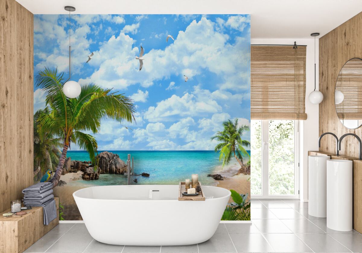 Fotobehang exotische hoek