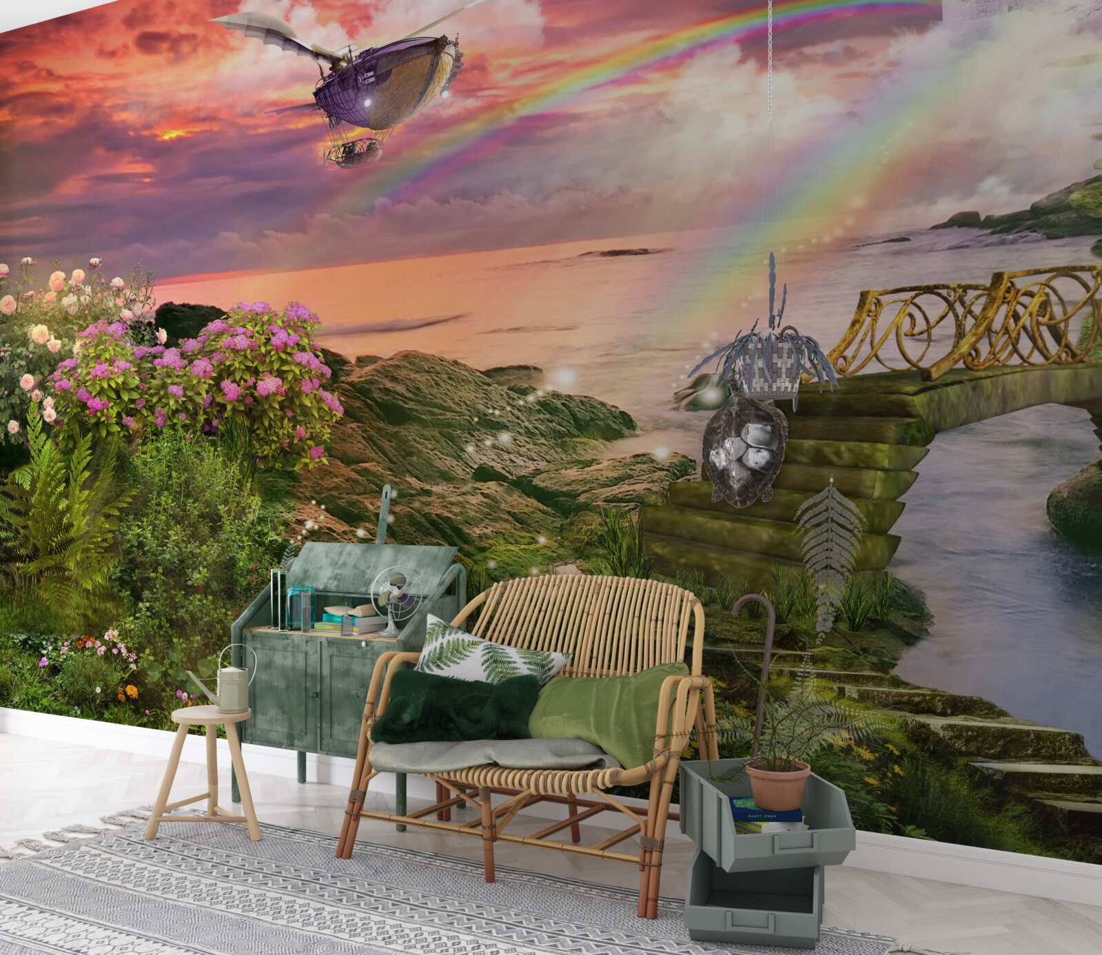 Fotobehang een sprookjesachtige fantasiewereld