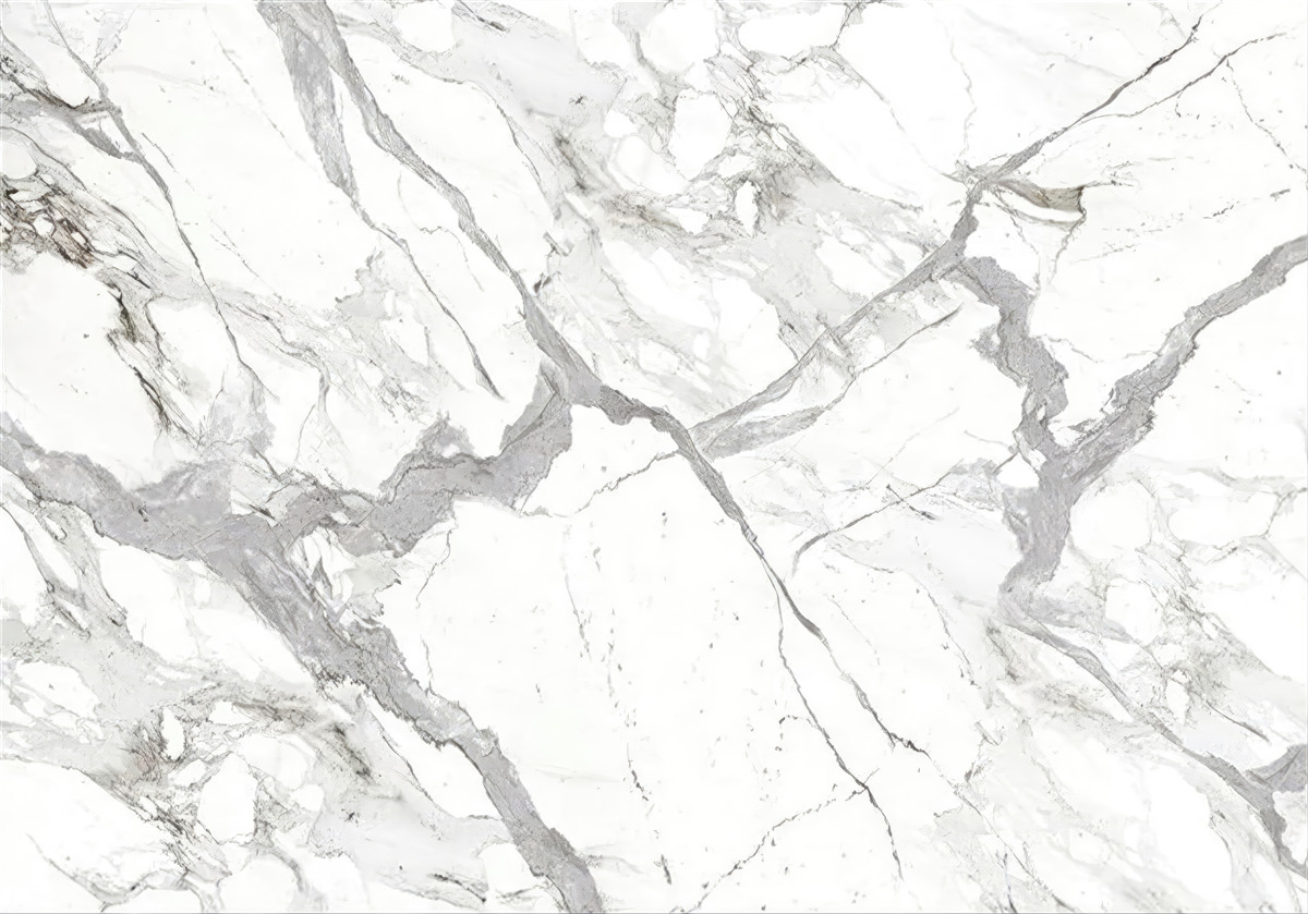 Fotobehang wit marmer met grijze tint