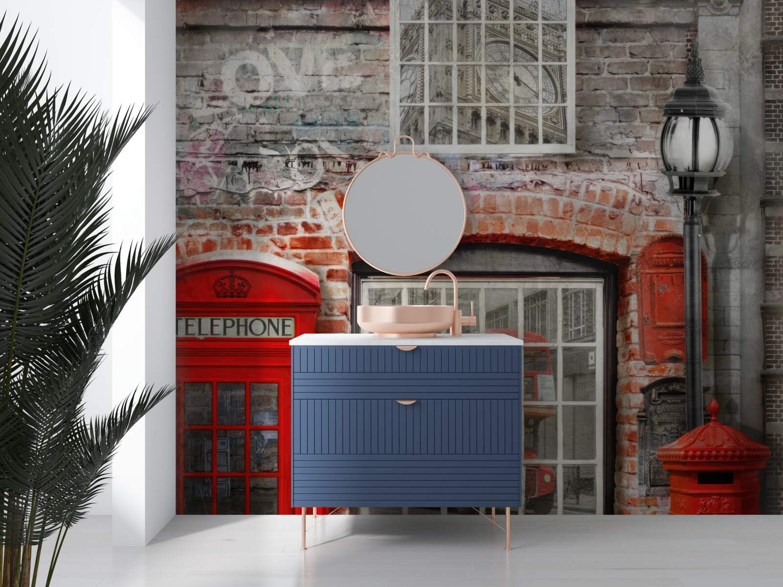 Fotobehang telefooncel in londen