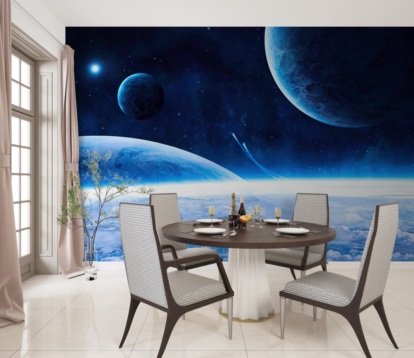 Fotobehang sfeervolle gloed