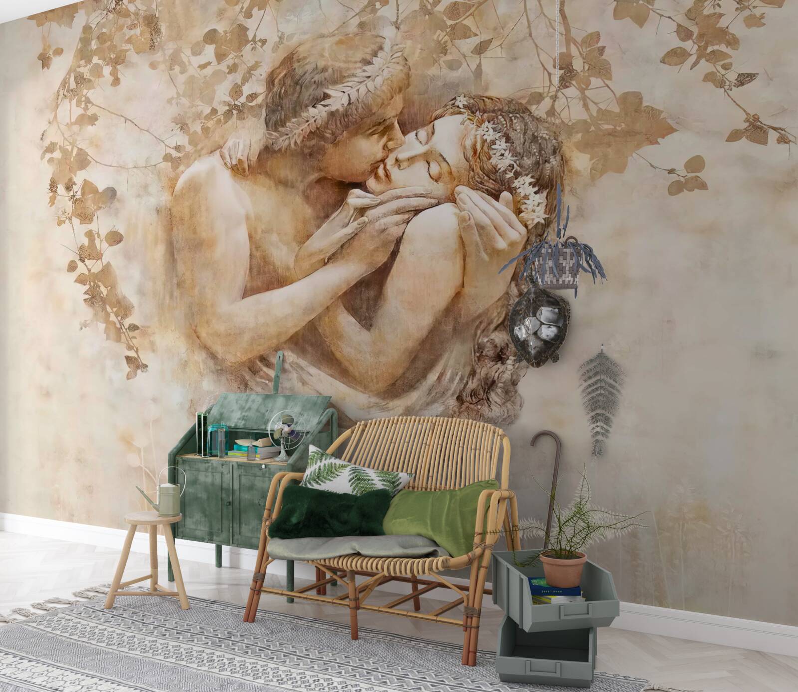 Fotobehang Rozenknoppen