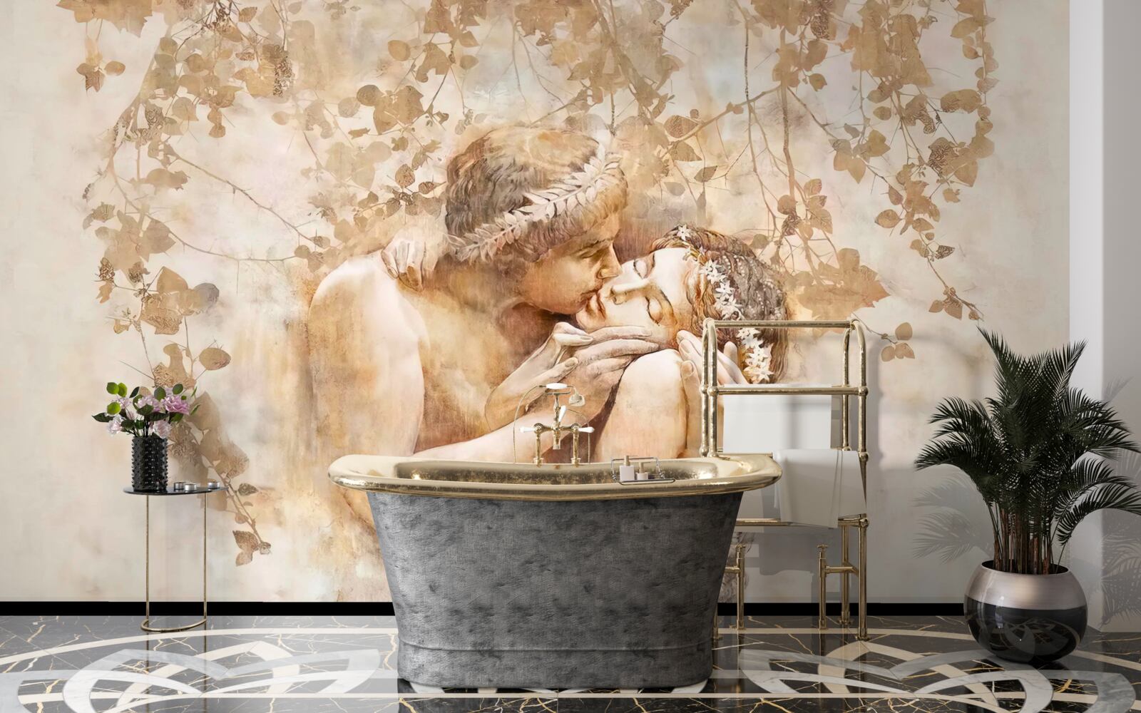 Fotobehang Rozenknoppen