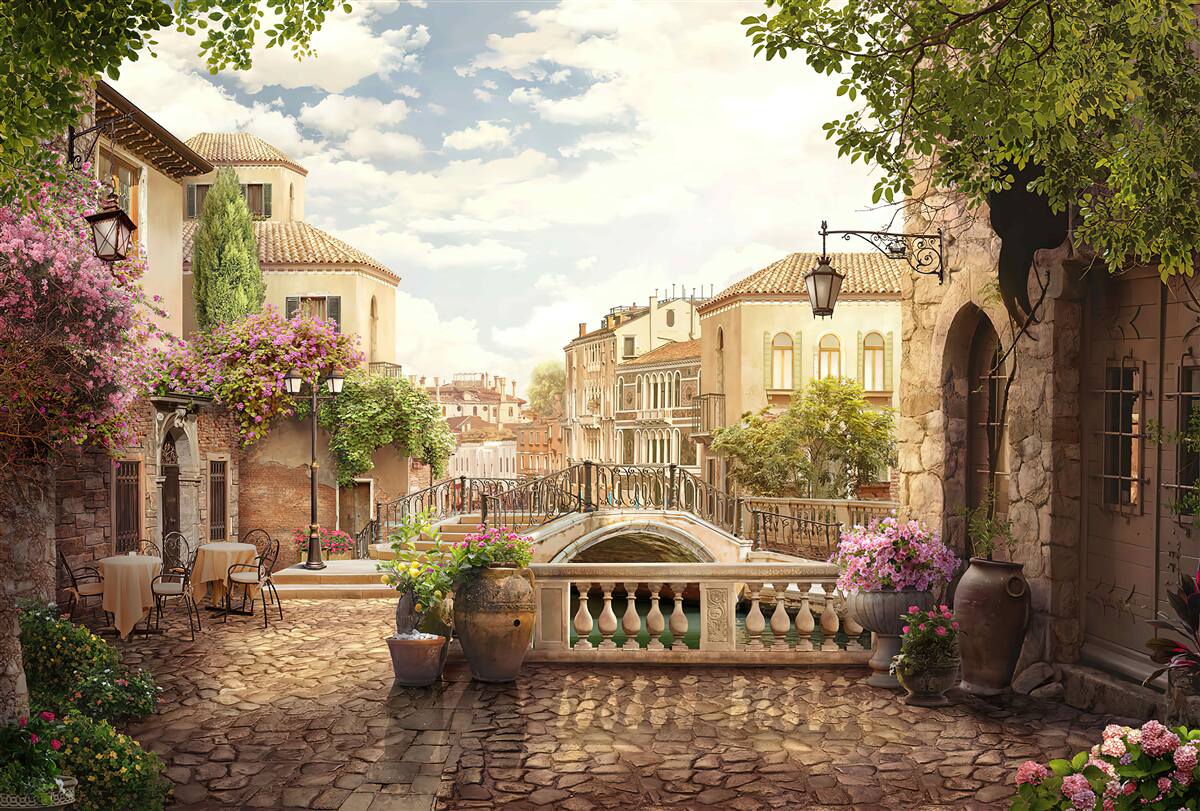 Fotobehang het oude centrum van rome