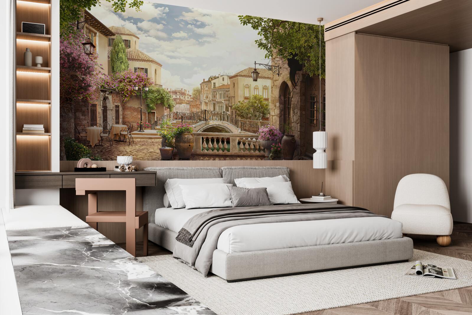 Fotobehang het oude centrum van rome