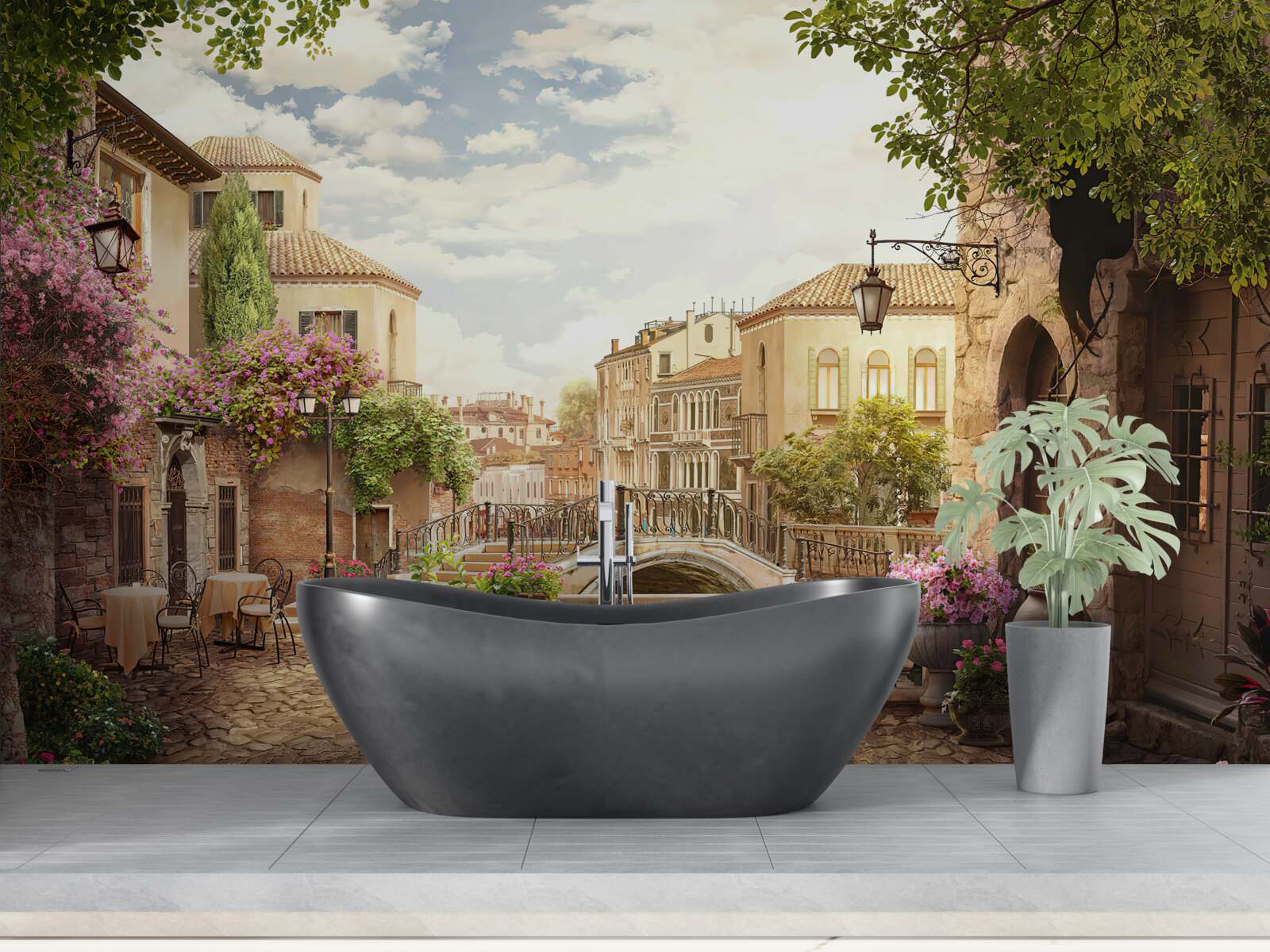 Fotobehang het oude centrum van rome