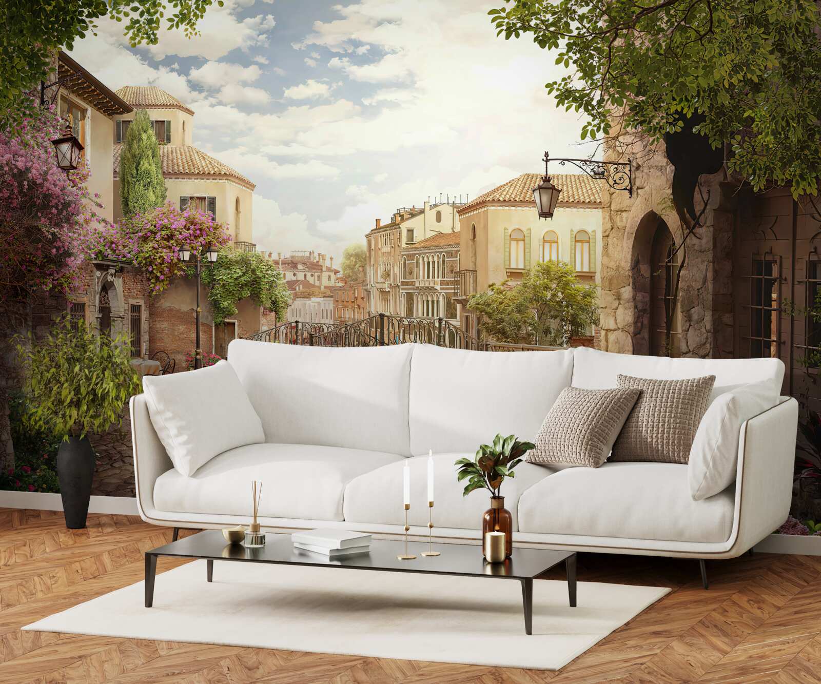 Fotobehang het oude centrum van rome