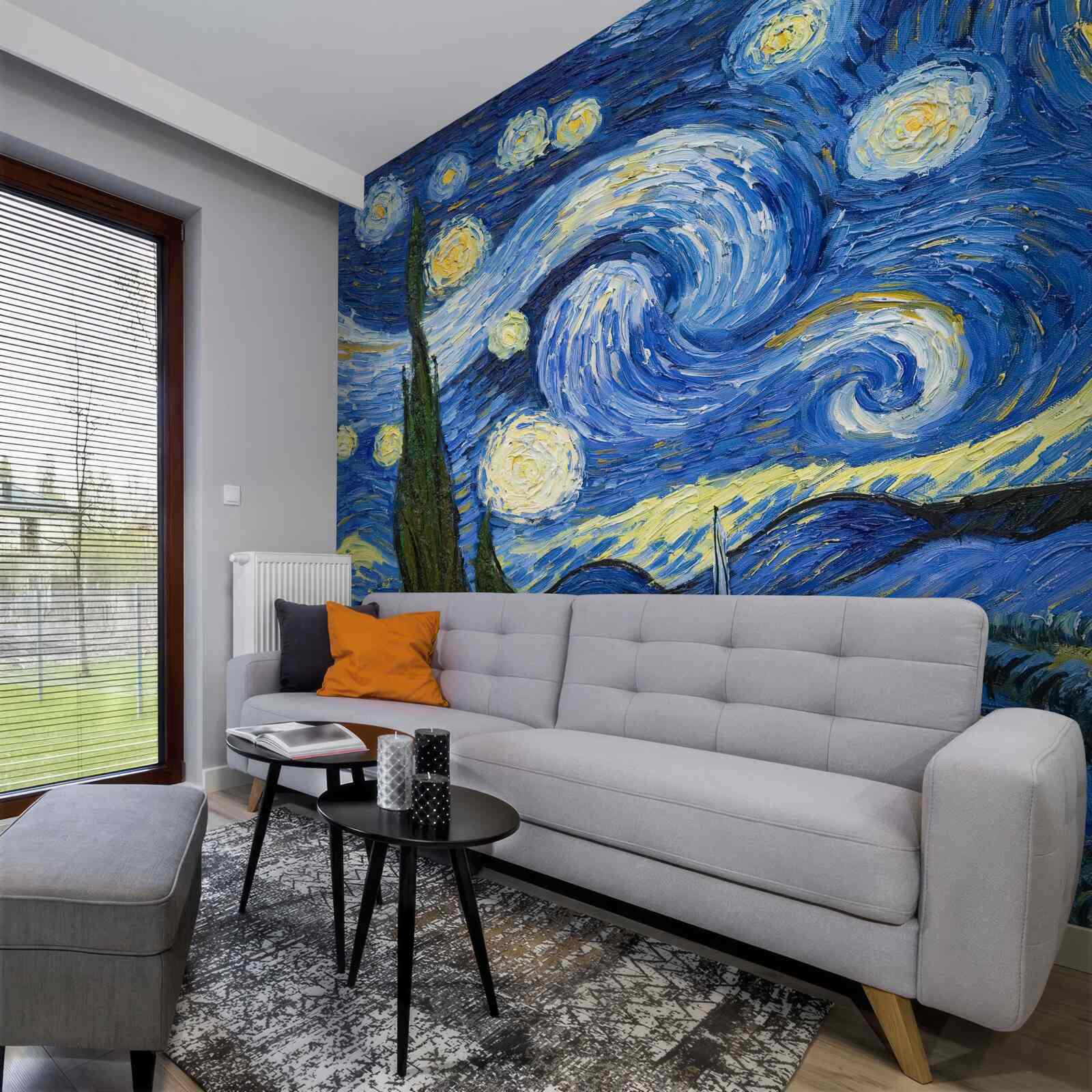 Fotobehang canvas geschilderd door van gogh