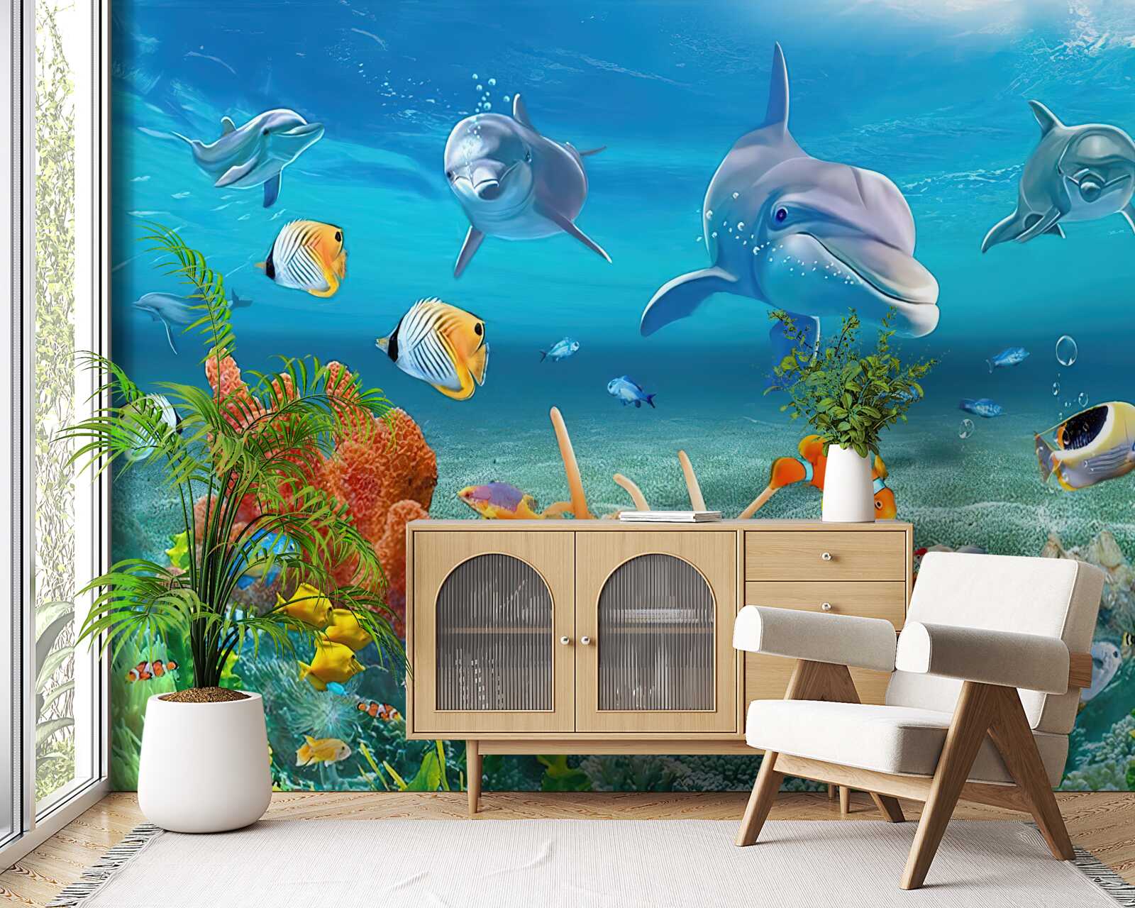 Fotobehang prachtig onderwater koninkrijk