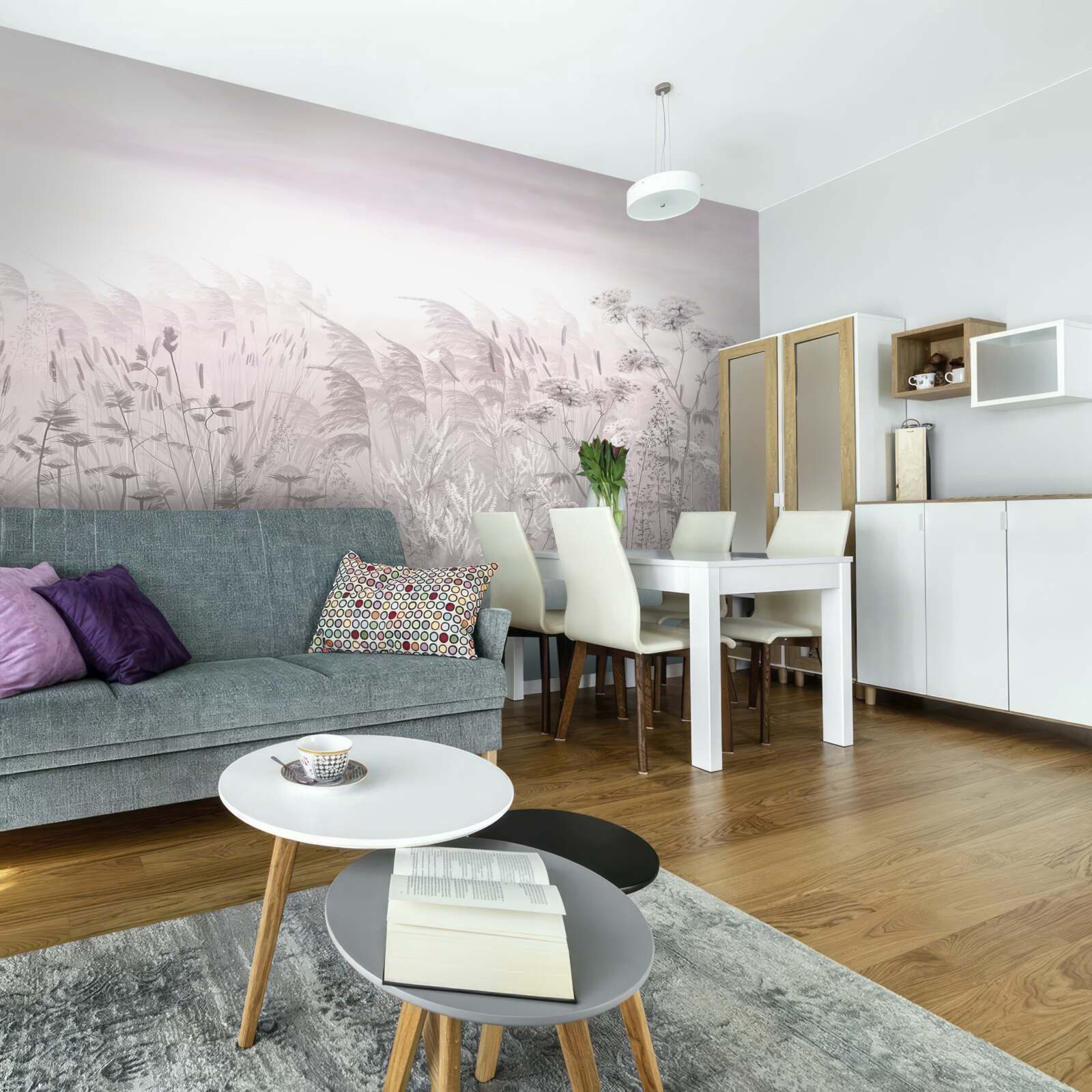 Fotobehang diversiteit aan flora