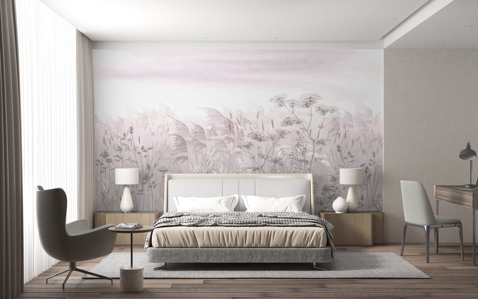 Fotobehang diversiteit aan flora