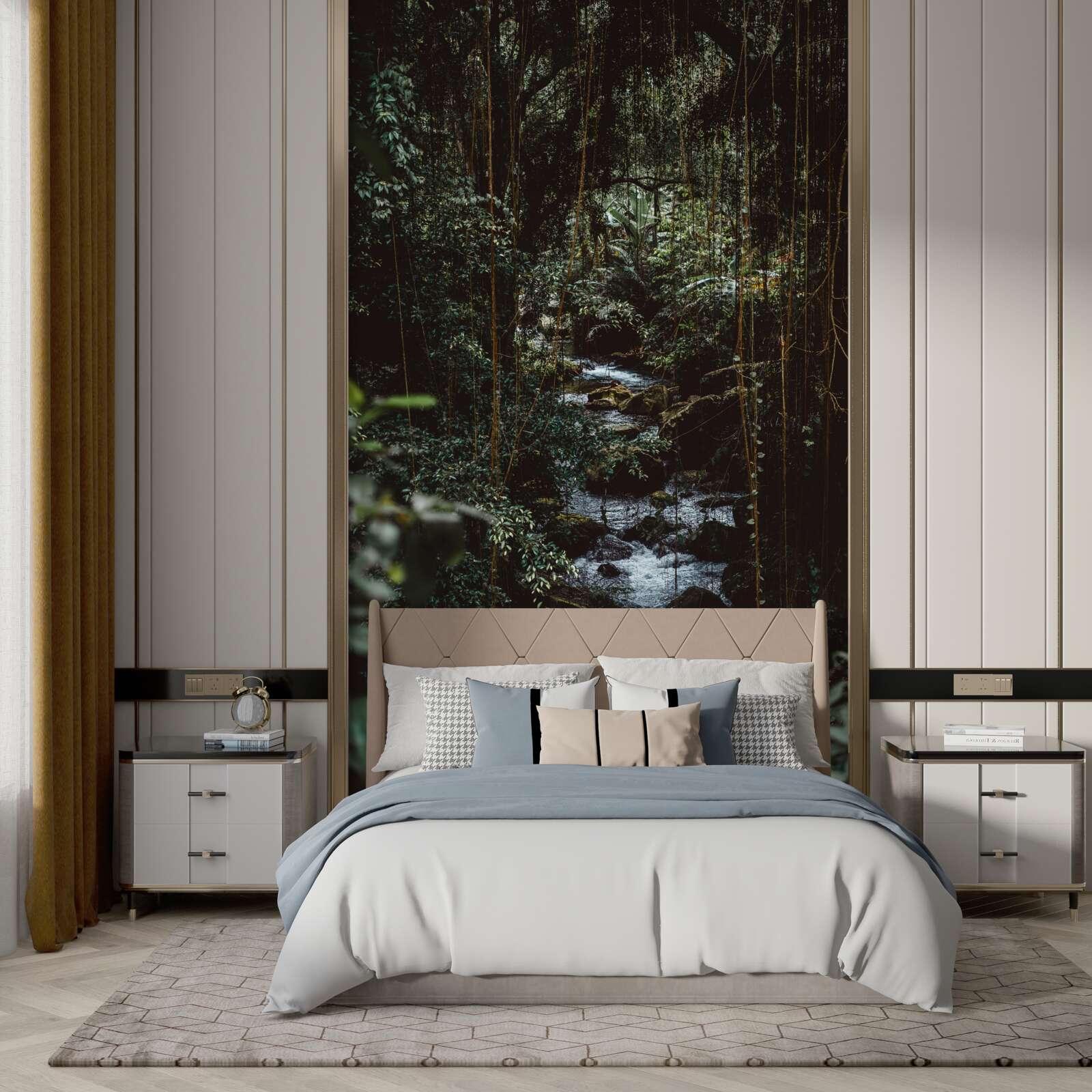 Fotobehang bosrivier