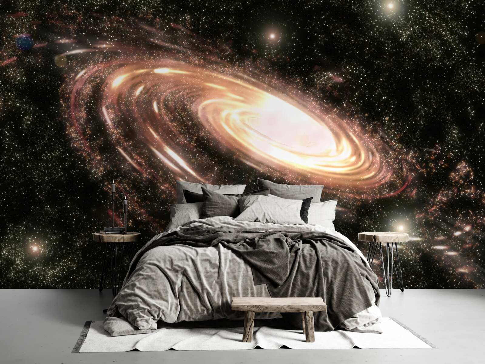 Fotobehang sterrenstelsel in de ruimte