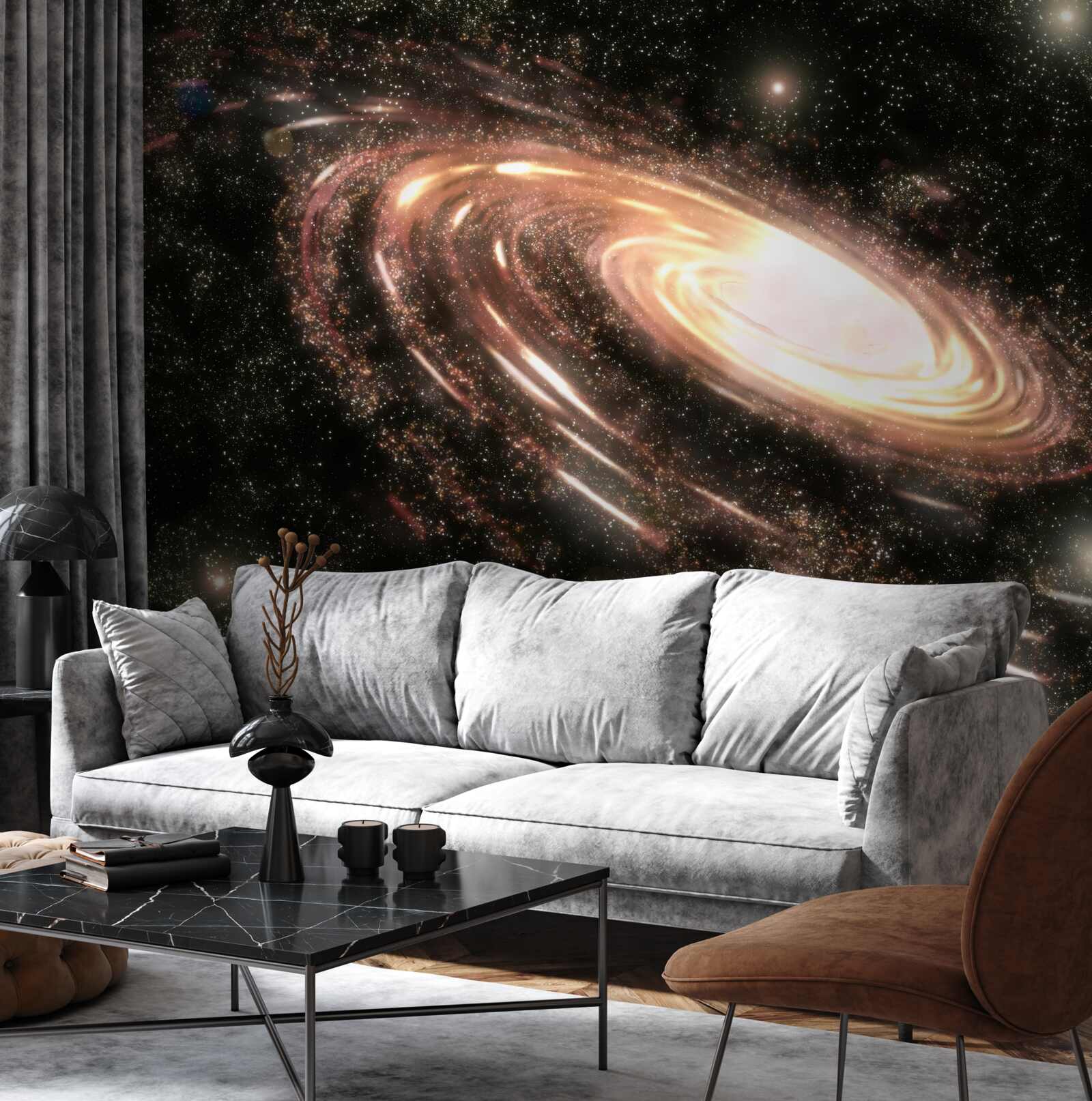 Fotobehang sterrenstelsel in de ruimte