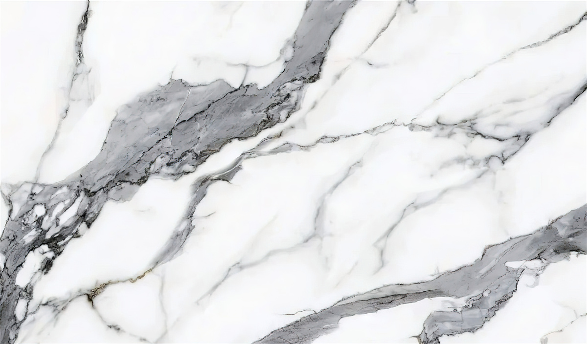 Fotobehang wit en grijs marmer