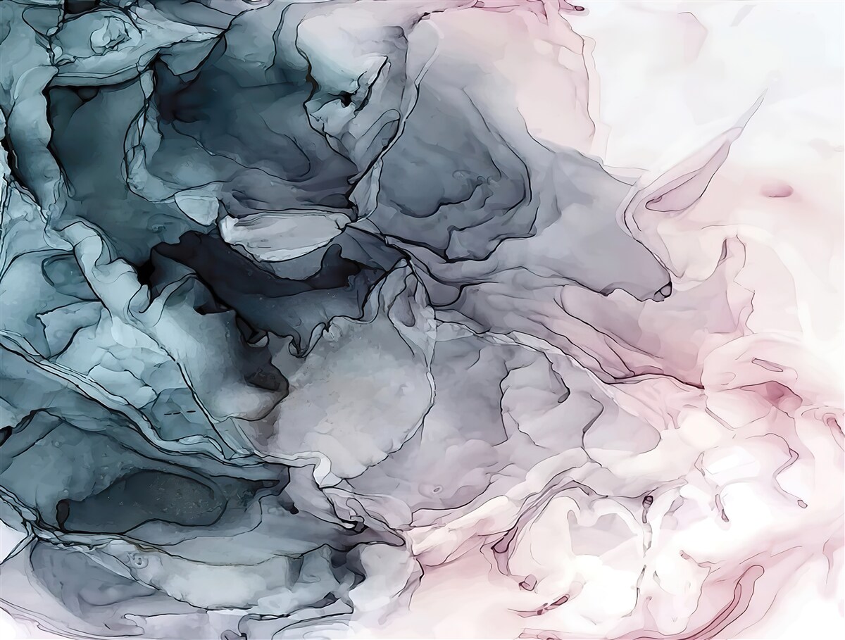 Fotobehang veelkleurige aquarelmarkeringen