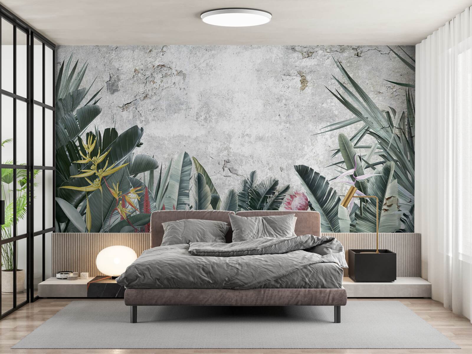 Fotobehang diverse tropische groengebieden