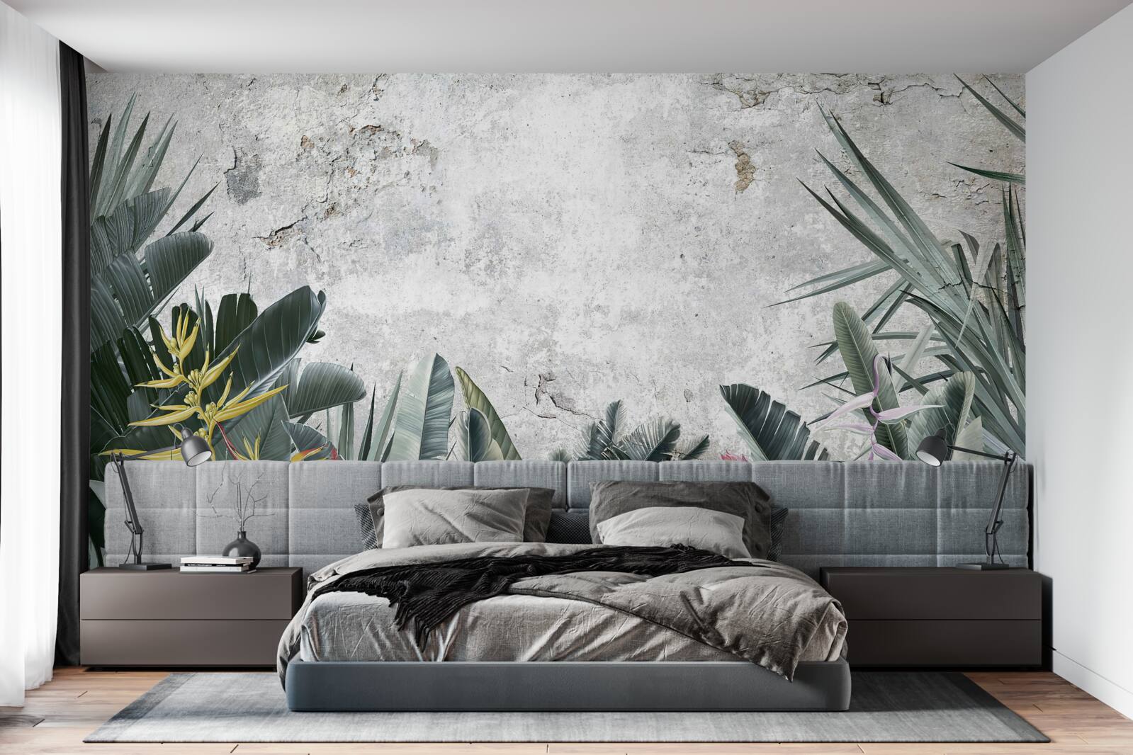 Fotobehang diverse tropische groengebieden