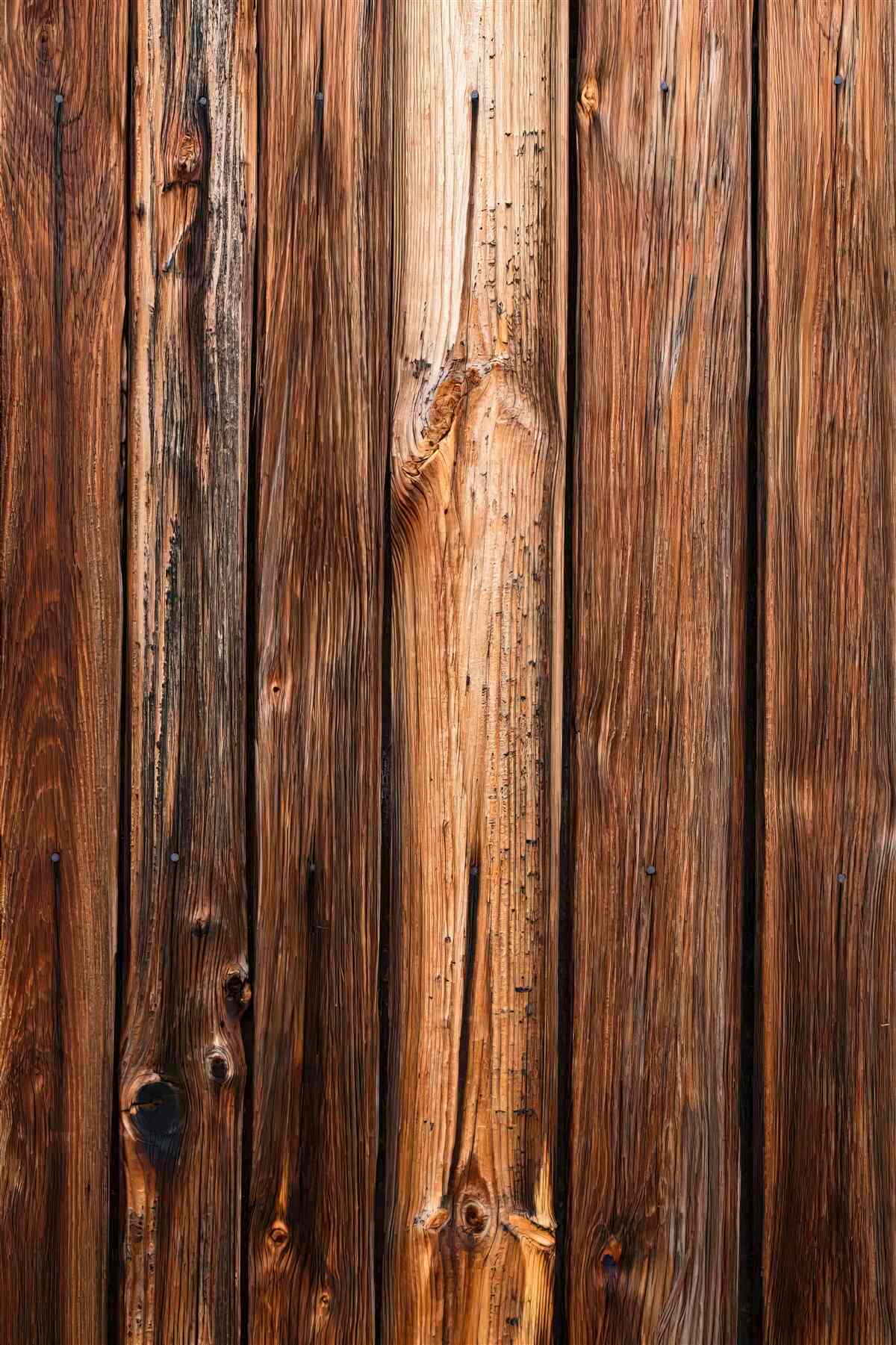 Fotobehang fragment van een houten hek