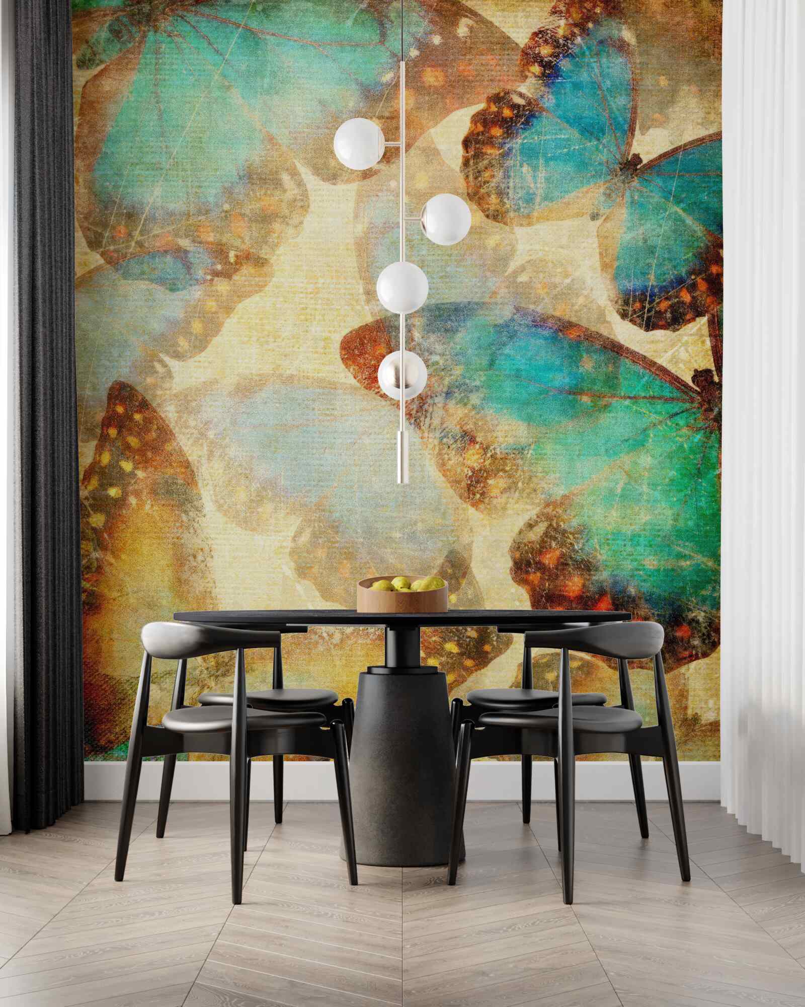 Fotobehang grote motten