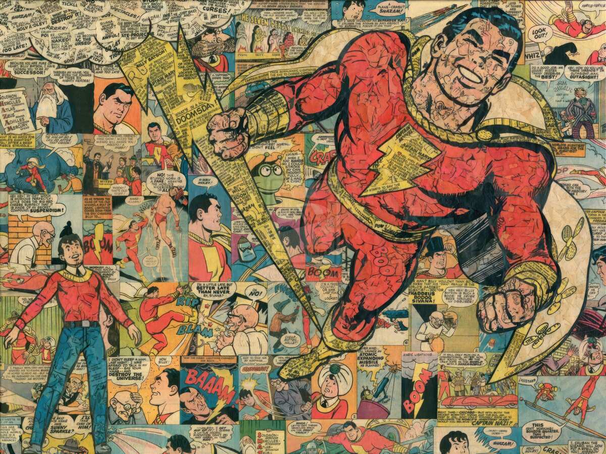 Fotobehang fragmenten uit stripverhalen