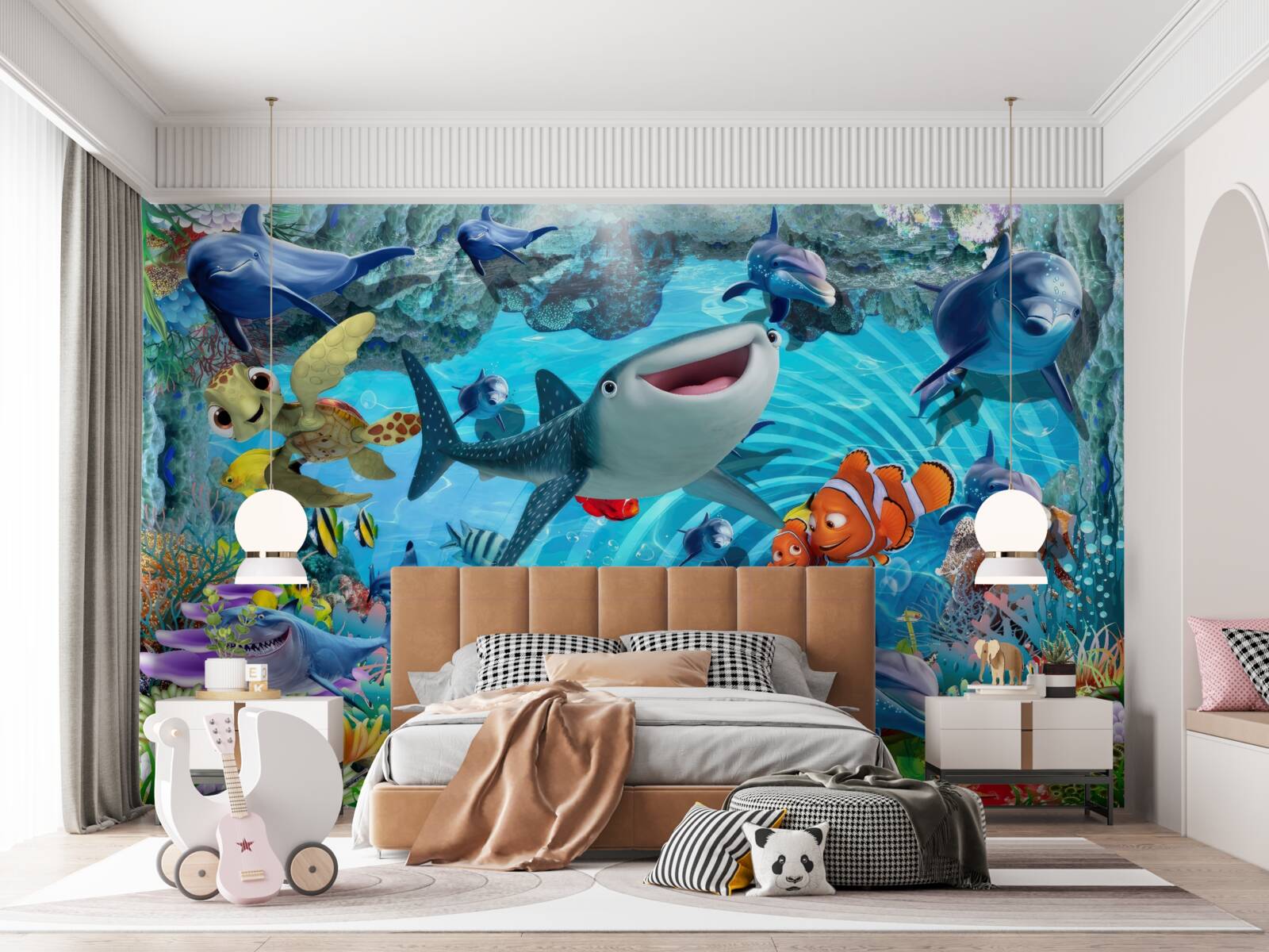 Fotobehang onderwater koninkrijk van plezier