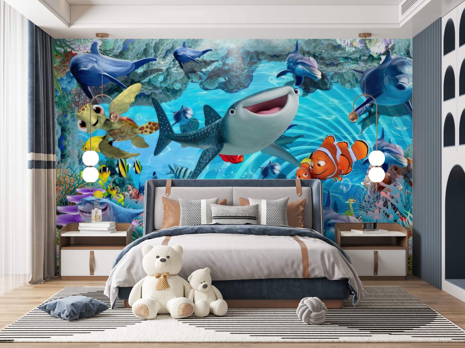 Fotobehang onderwater koninkrijk van plezier