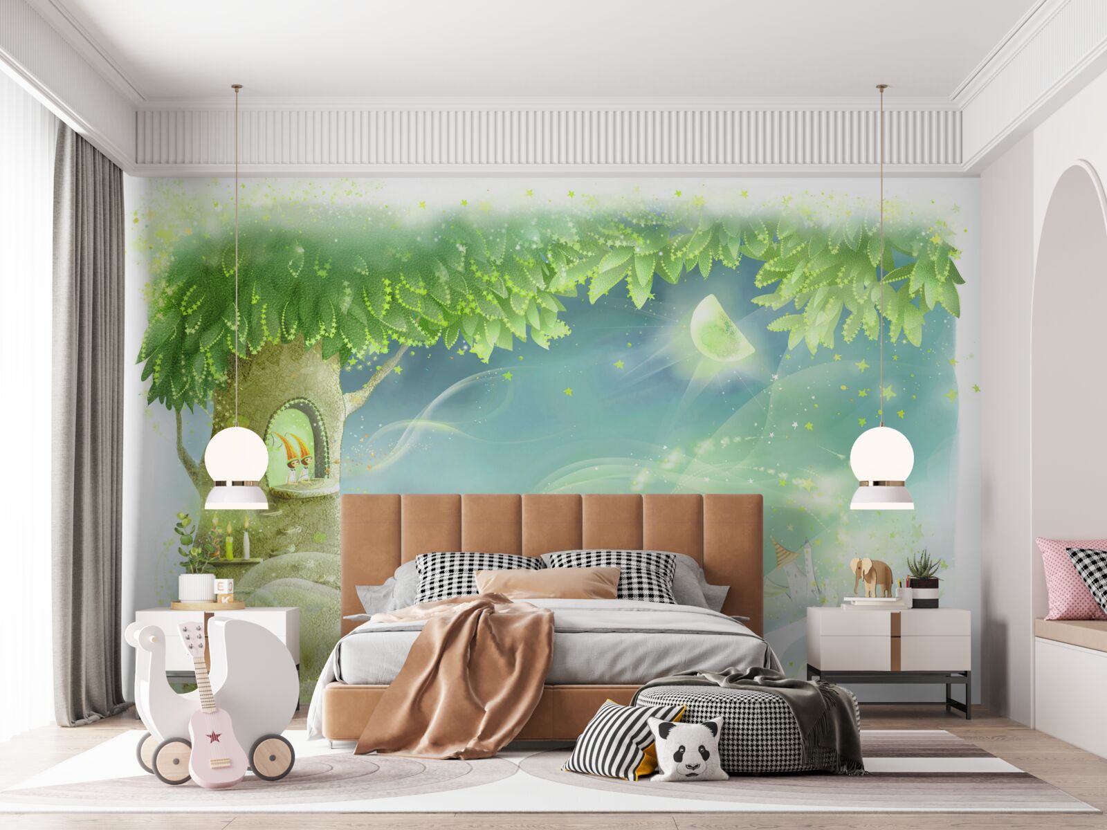 Fotobehang boomhut voor je huisdier