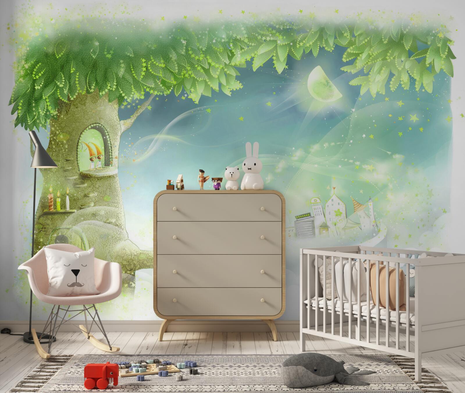 Fotobehang boomhut voor je huisdier