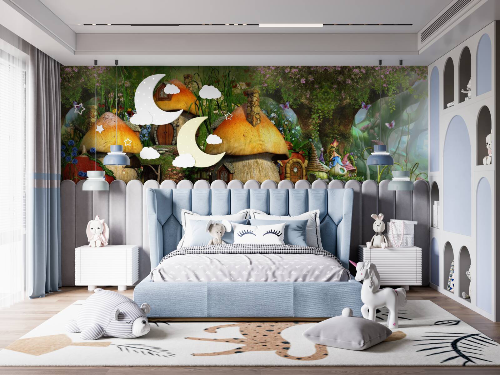 Fotobehang sprookjesdorp