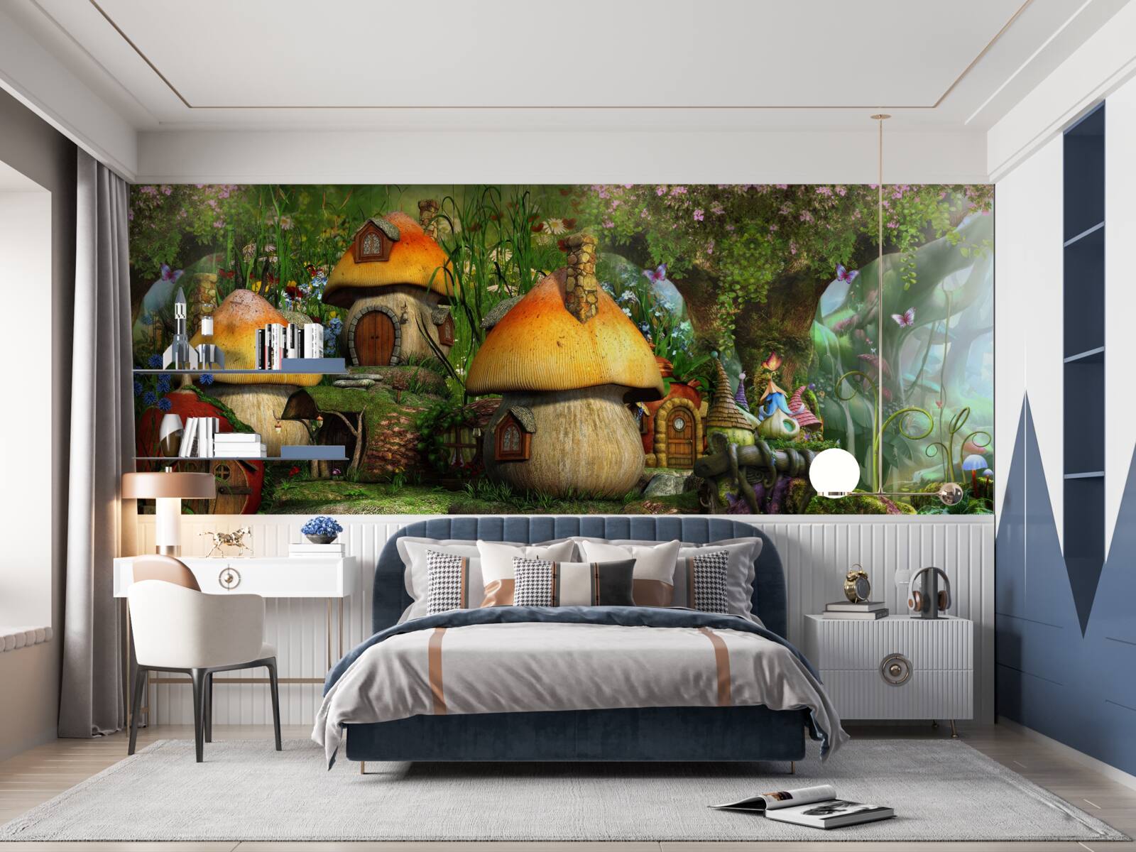 Fotobehang sprookjesdorp