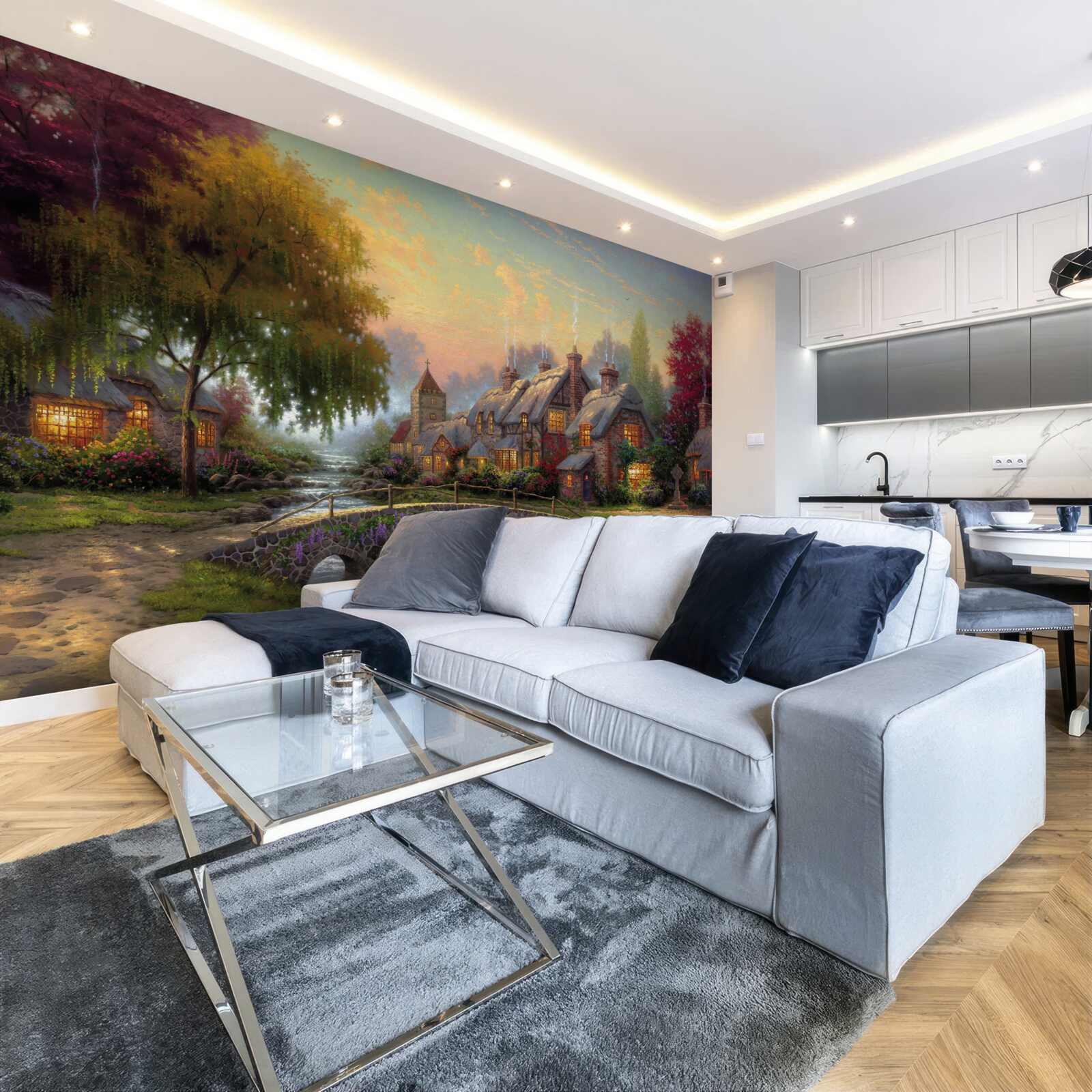 Fotobehang ruraal landschap