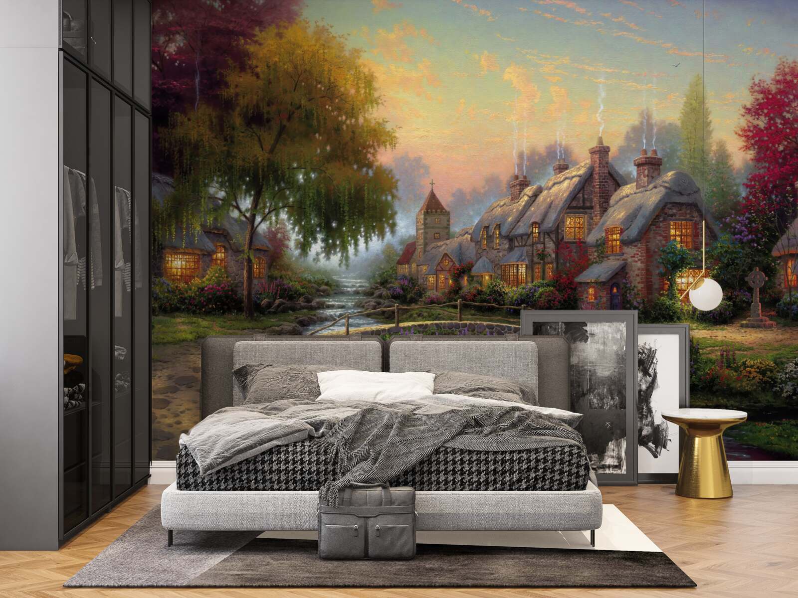 Fotobehang ruraal landschap