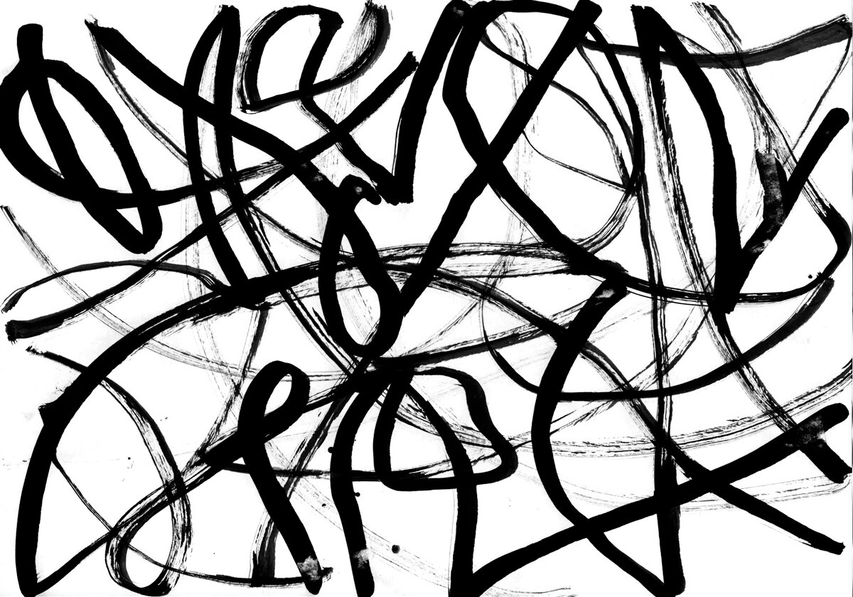 Fotobehang donkere draaikolken