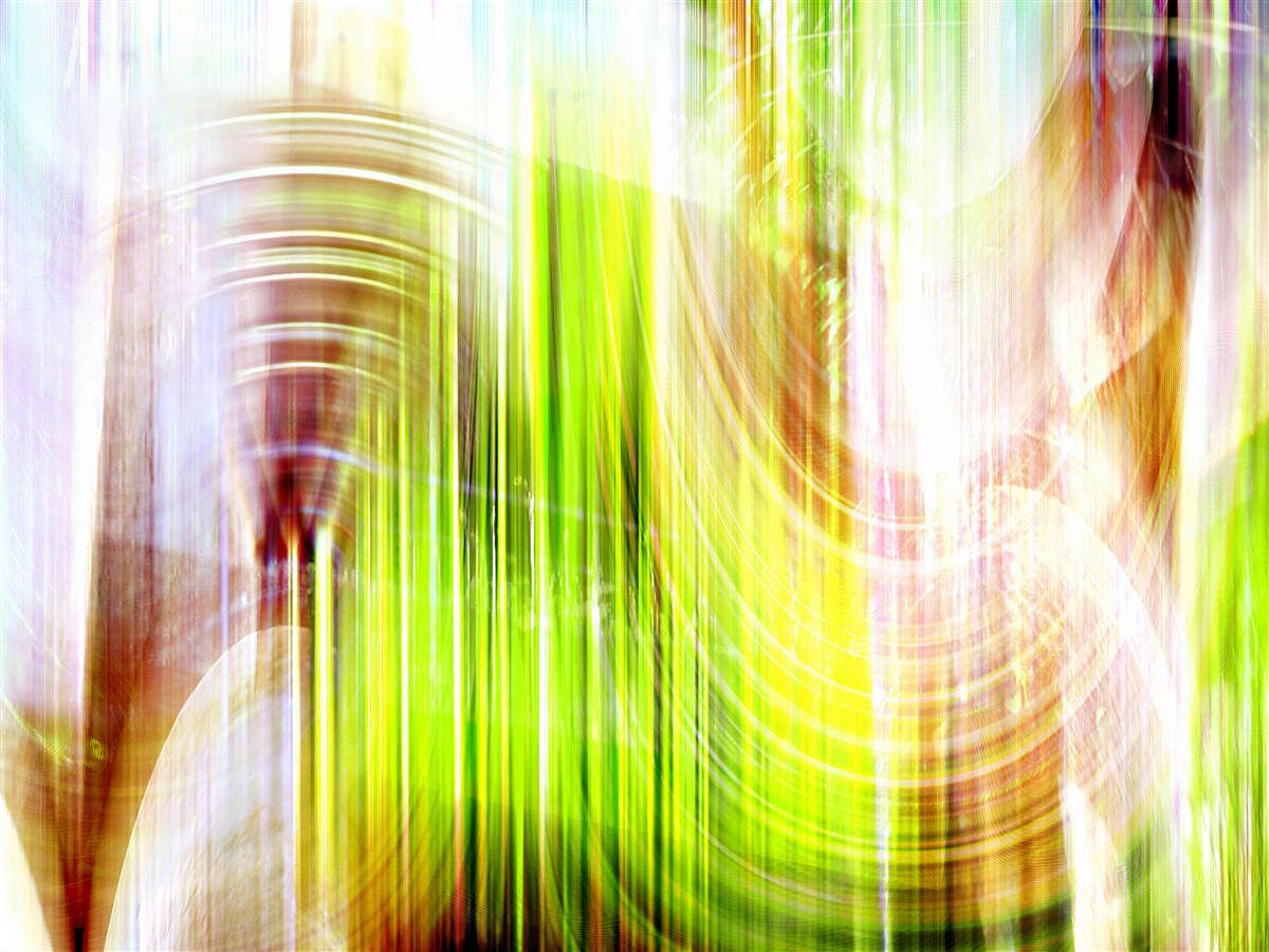 Fotobehang kleurrijke abstractie