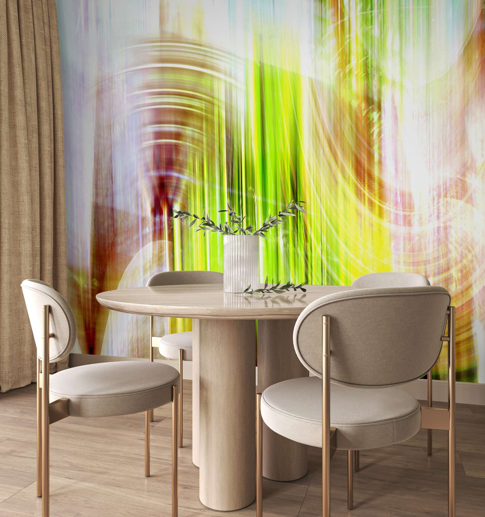 Fotobehang kleurrijke abstractie