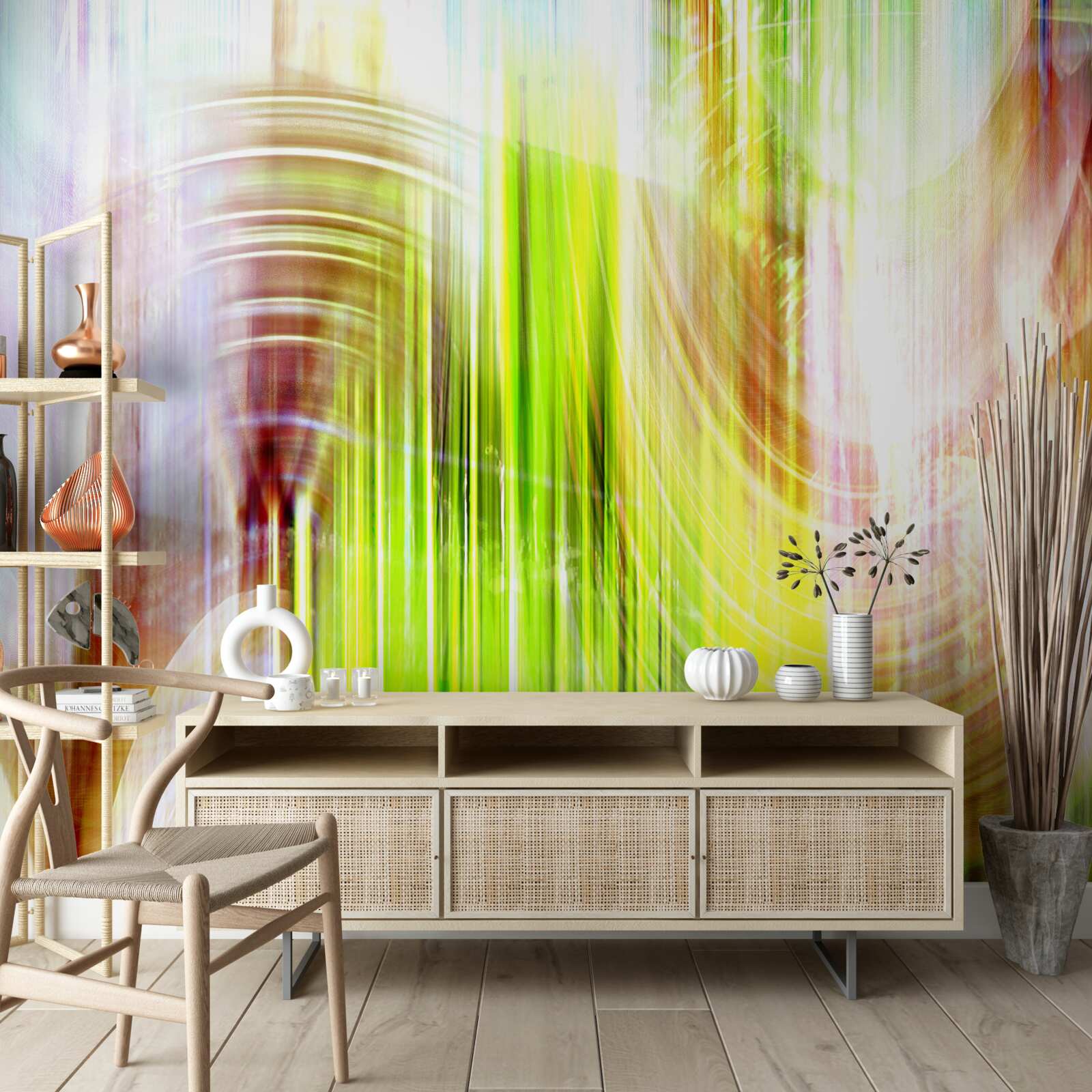 Fotobehang kleurrijke abstractie