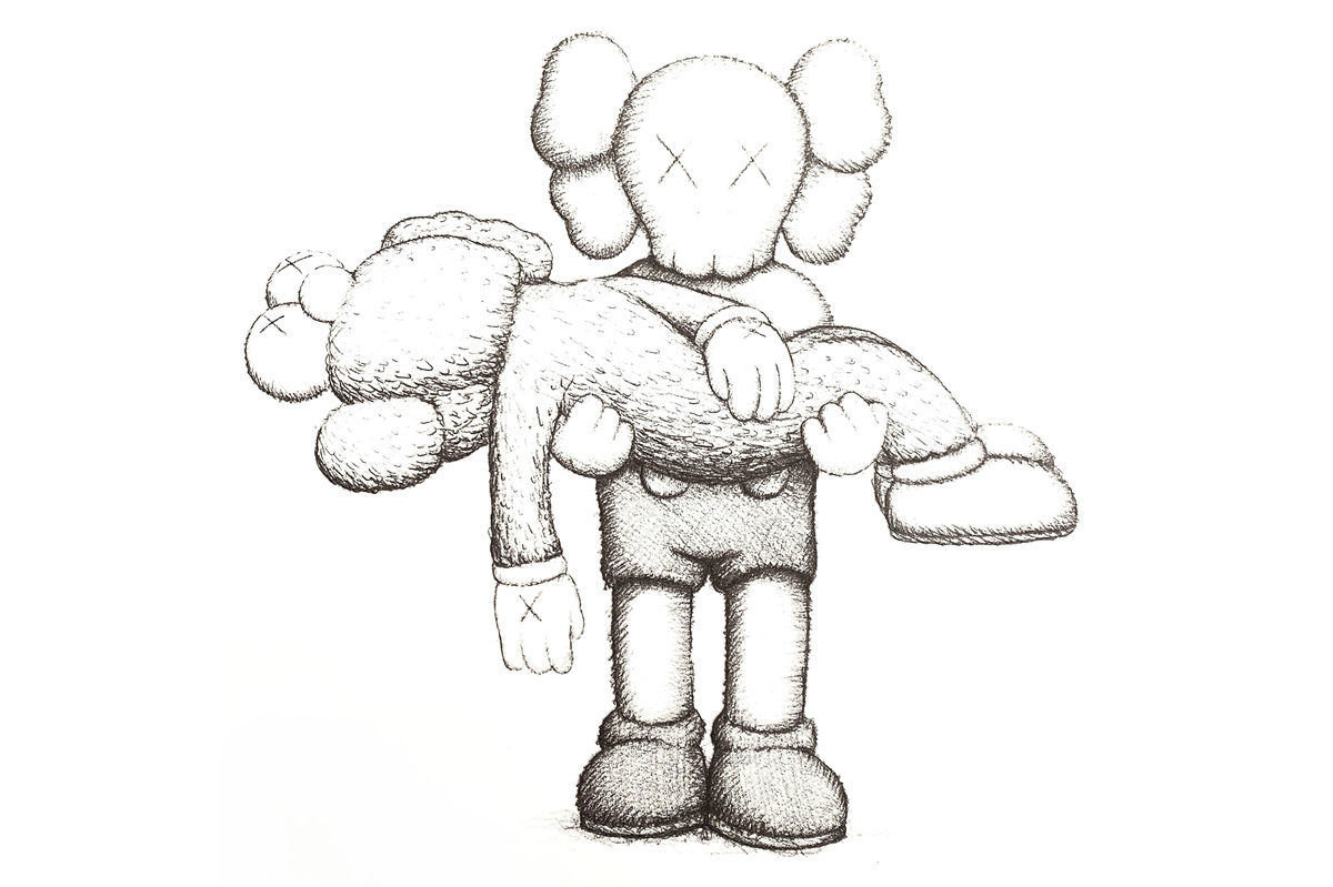 Fotobehang ongewone wezens die zich voordoen als mensen