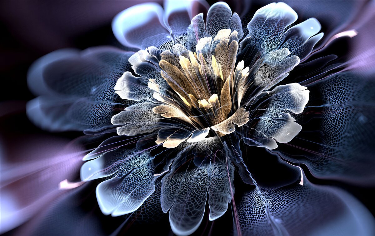 Fotobehang grote exotische bloem