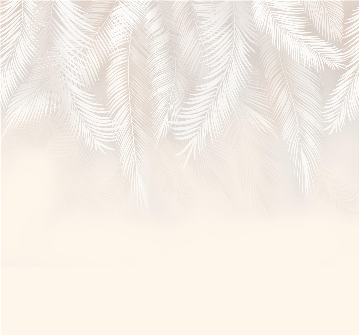 Fotobehang naar beneden stromend licht verenkleed