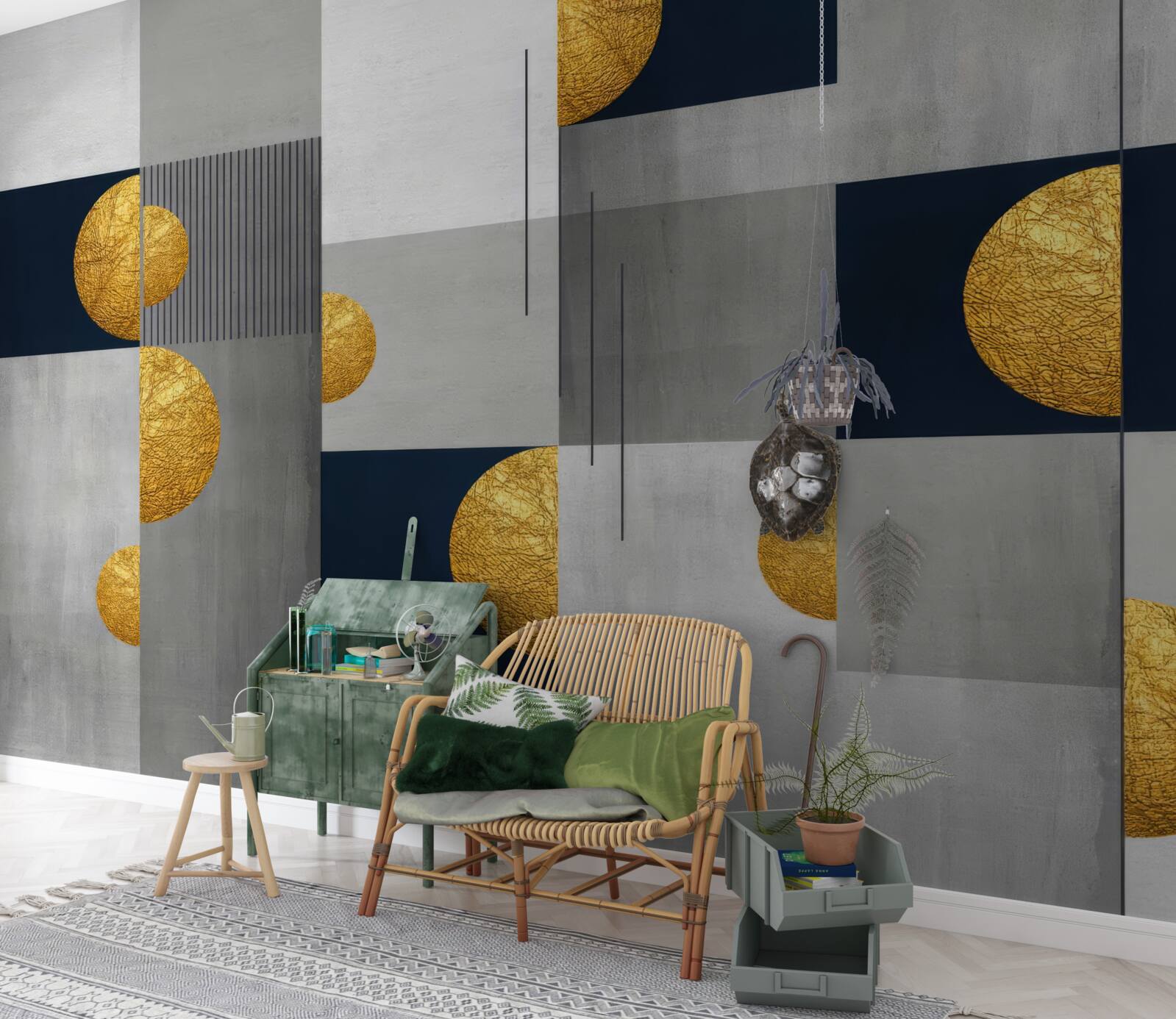 Fotobehang abstracte stijl achtergrond