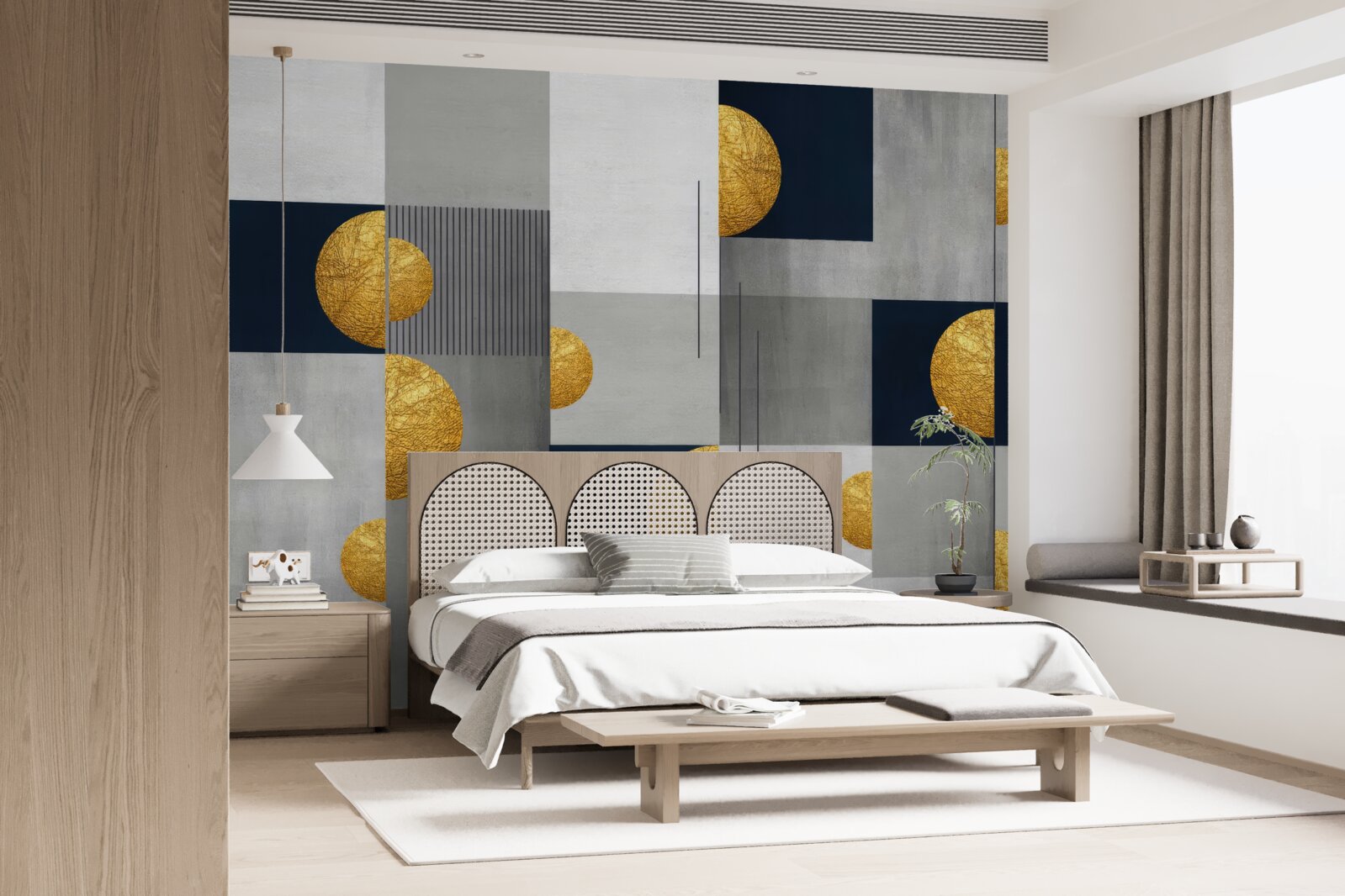 Fotobehang abstracte stijl achtergrond