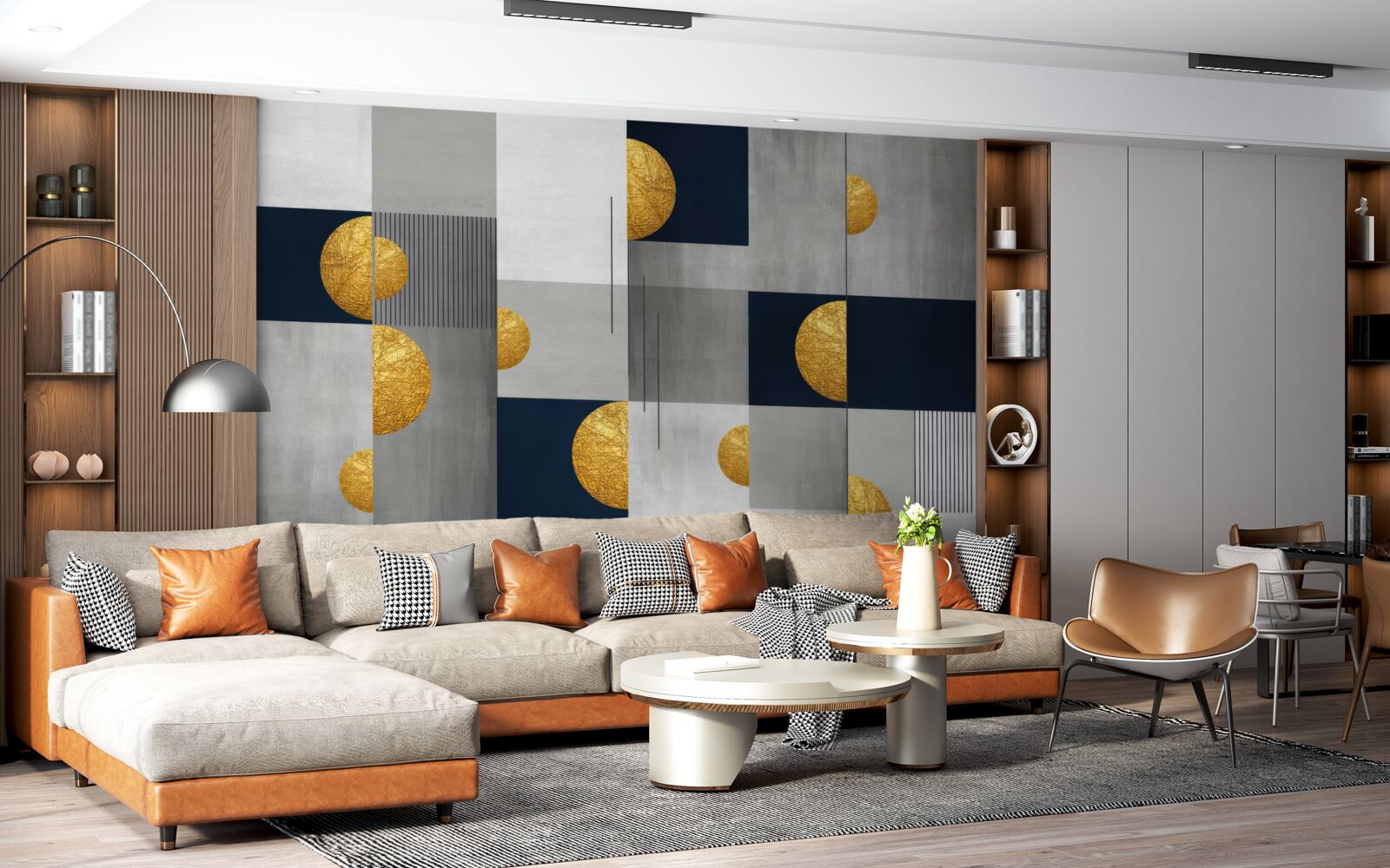 Fotobehang abstracte stijl achtergrond