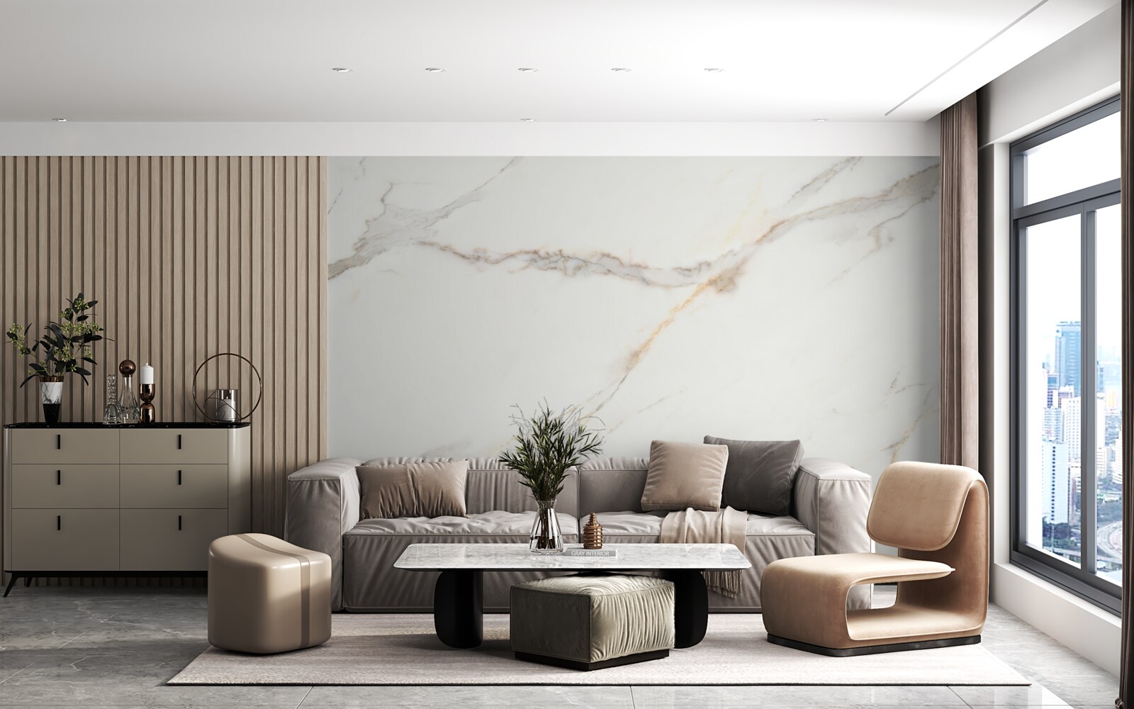 Fotobehang marmerachtige achtergrond